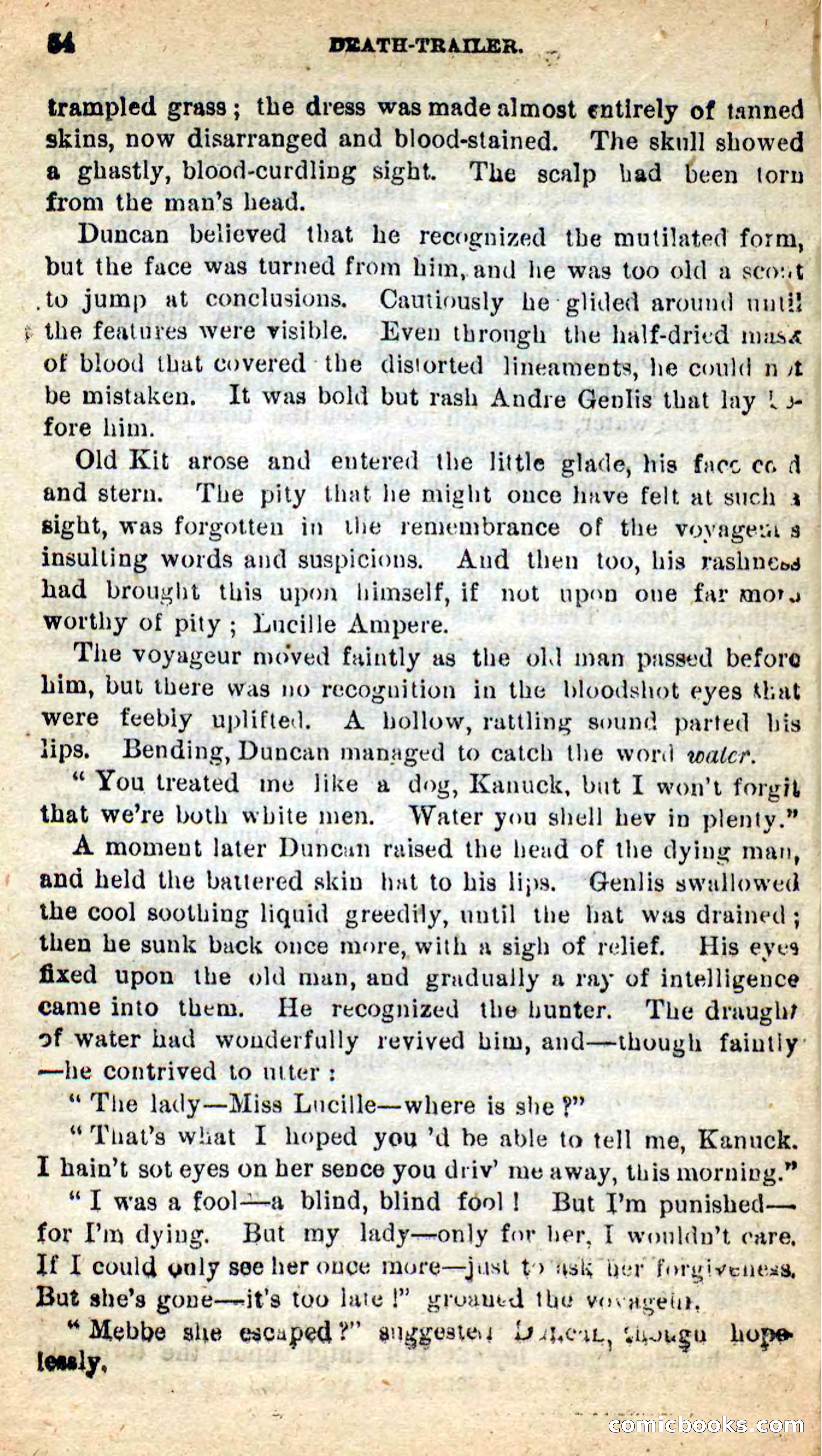 Beadle's New Dime Novels: Death-Trailer — page 50 of 99