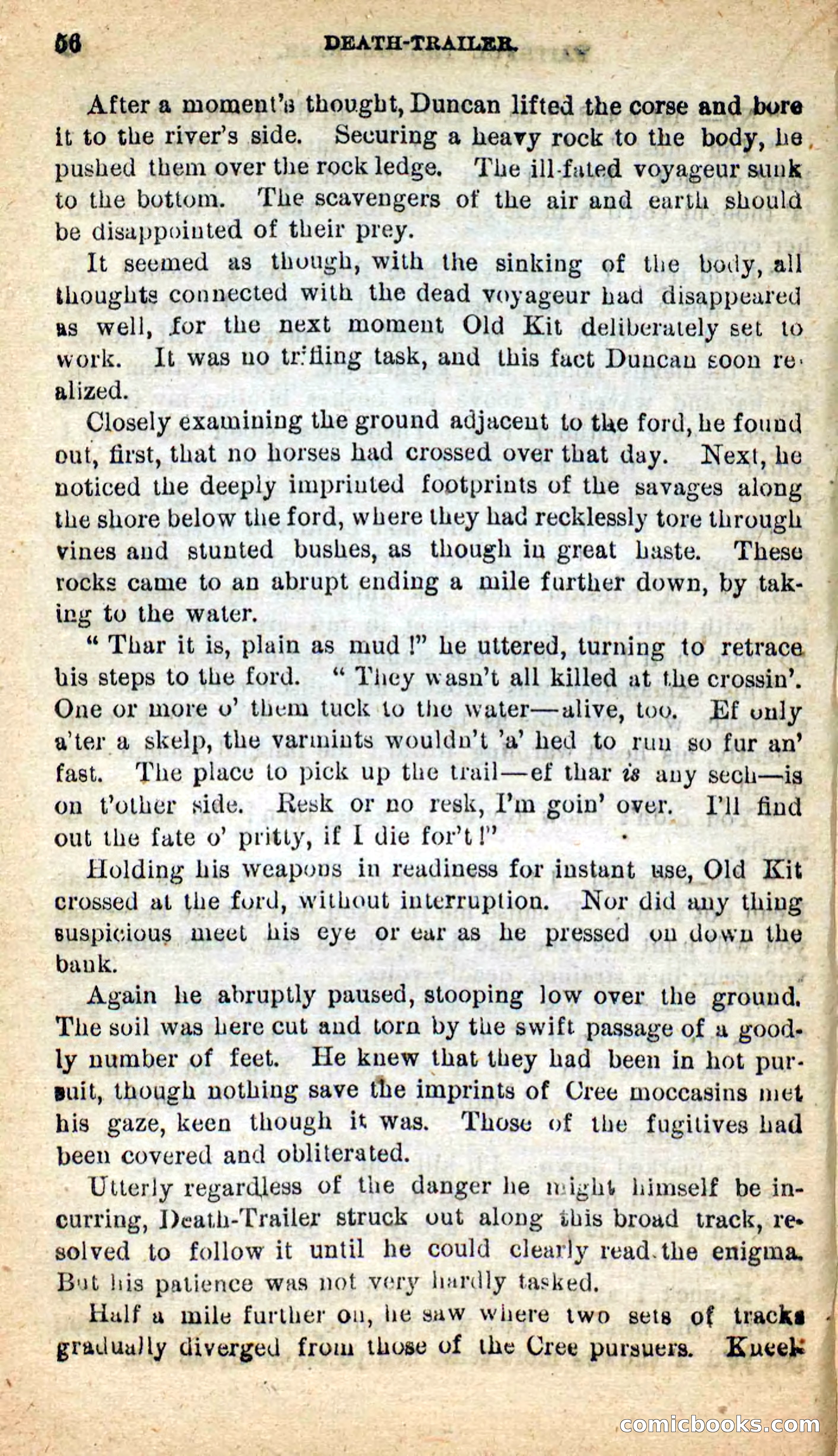 Beadle's New Dime Novels: Death-Trailer — page 52 of 99