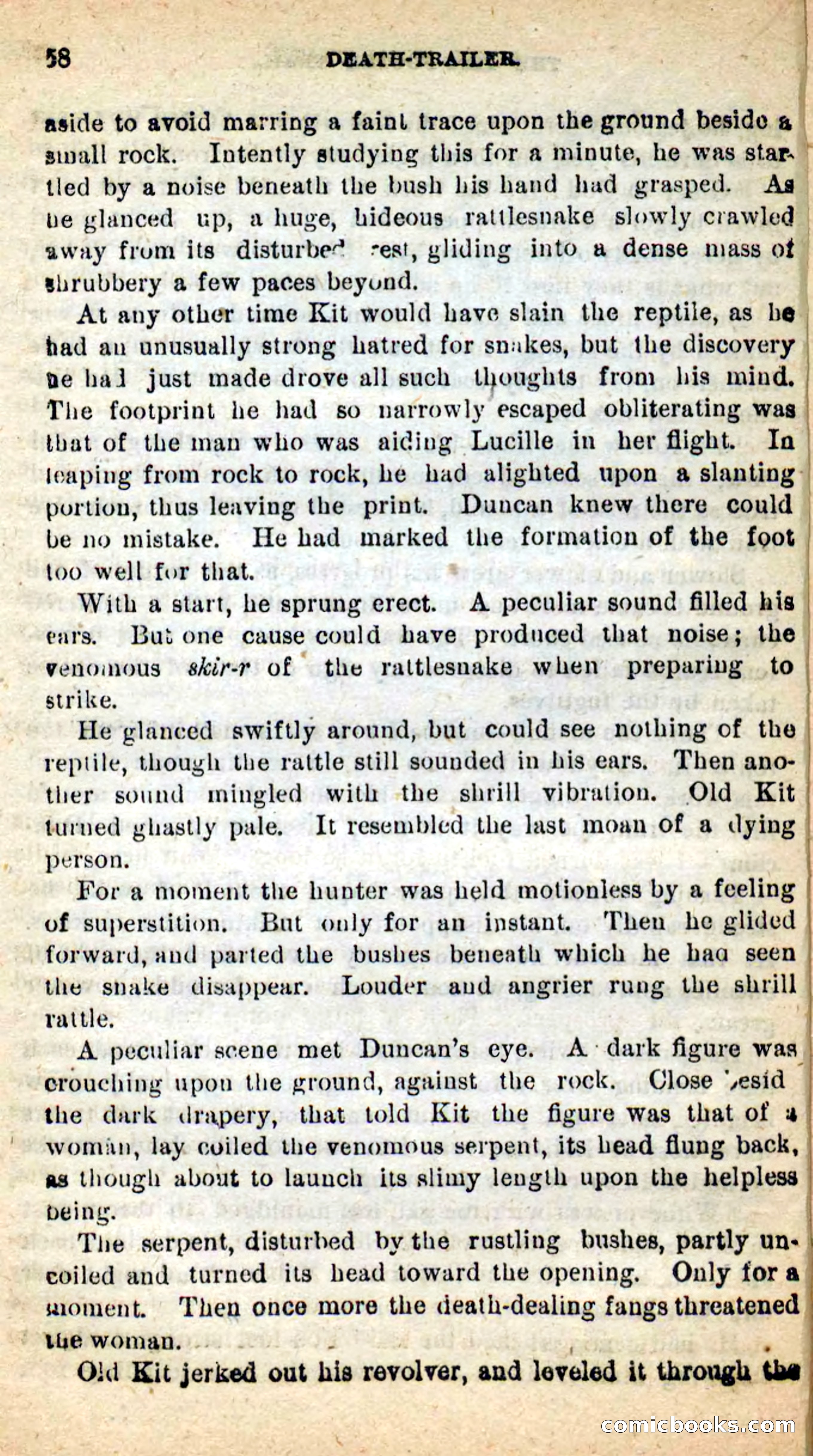 Beadle's New Dime Novels: Death-Trailer — page 54 of 99