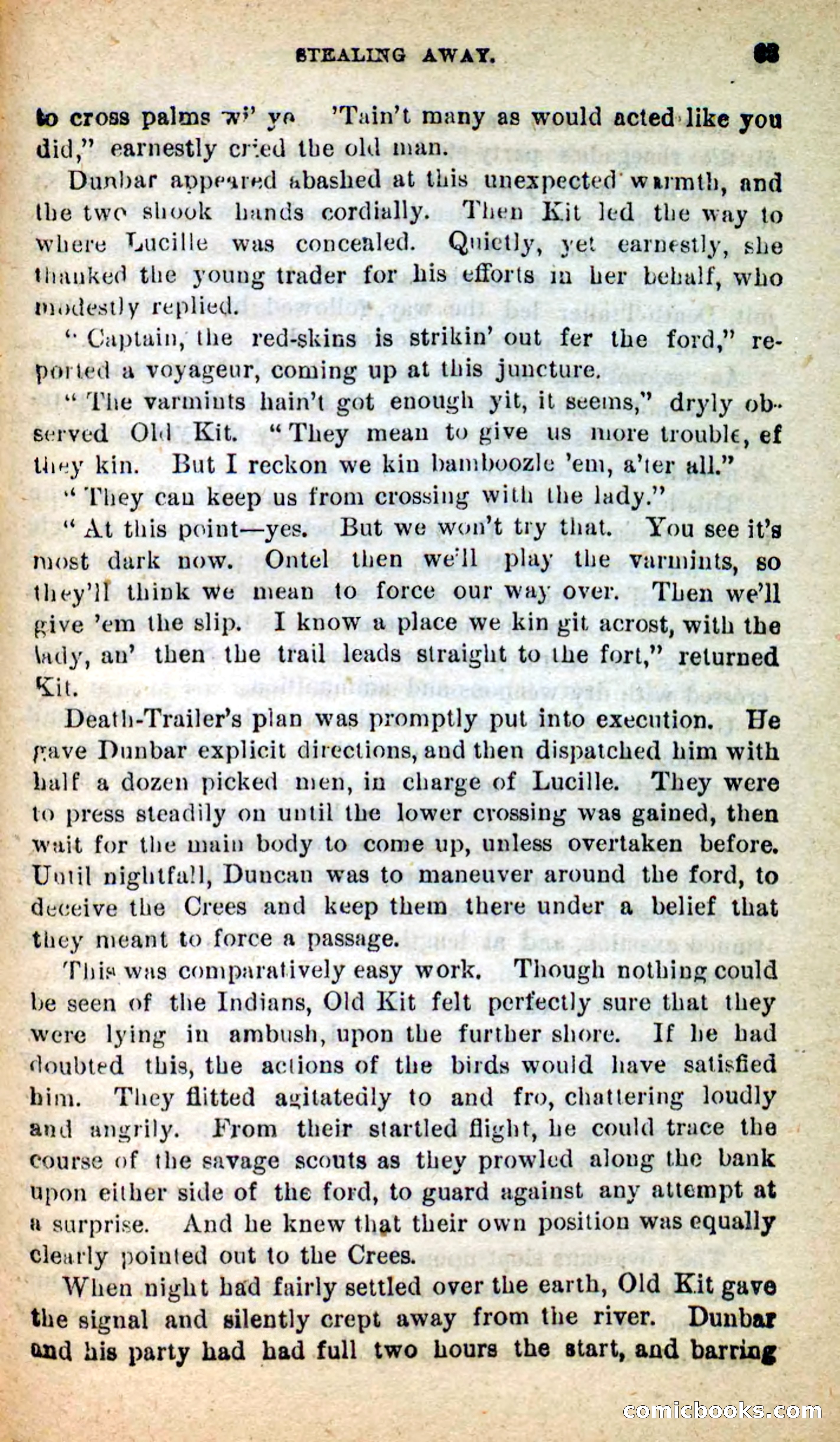 Beadle's New Dime Novels: Death-Trailer — page 59 of 99