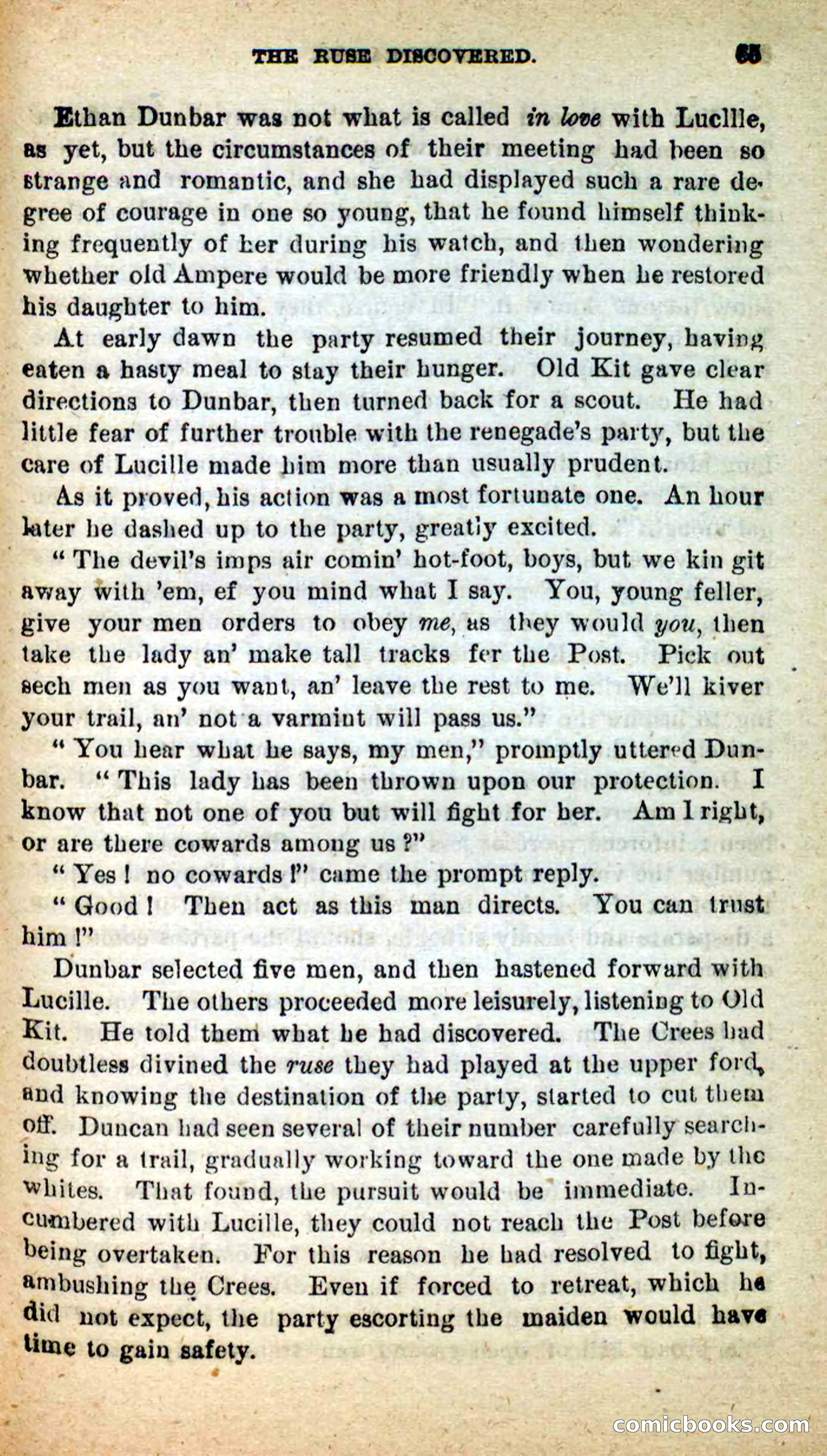 Beadle's New Dime Novels: Death-Trailer — page 61 of 99