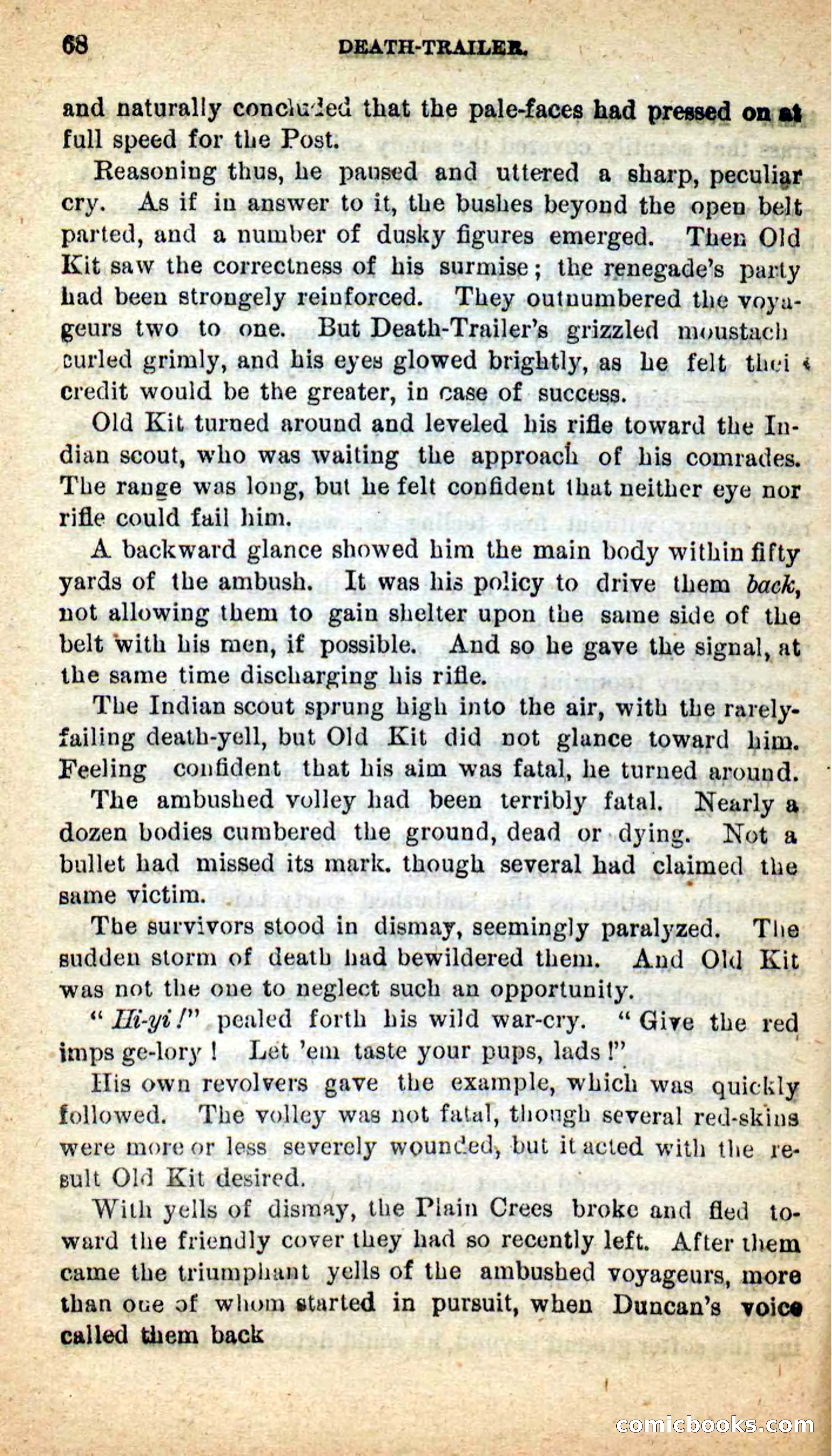 Beadle's New Dime Novels: Death-Trailer — page 64 of 99