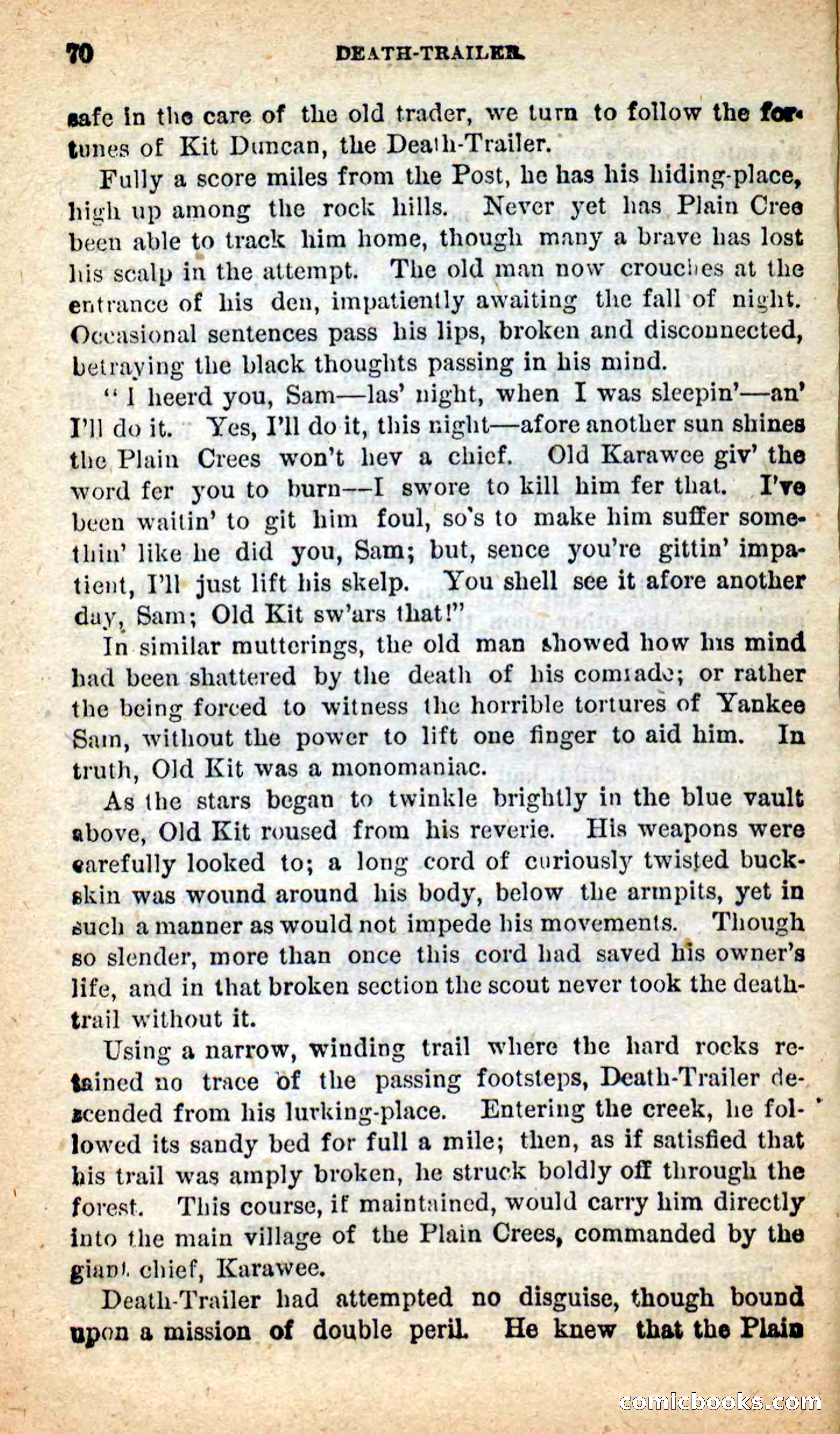 Beadle's New Dime Novels: Death-Trailer — page 66 of 99