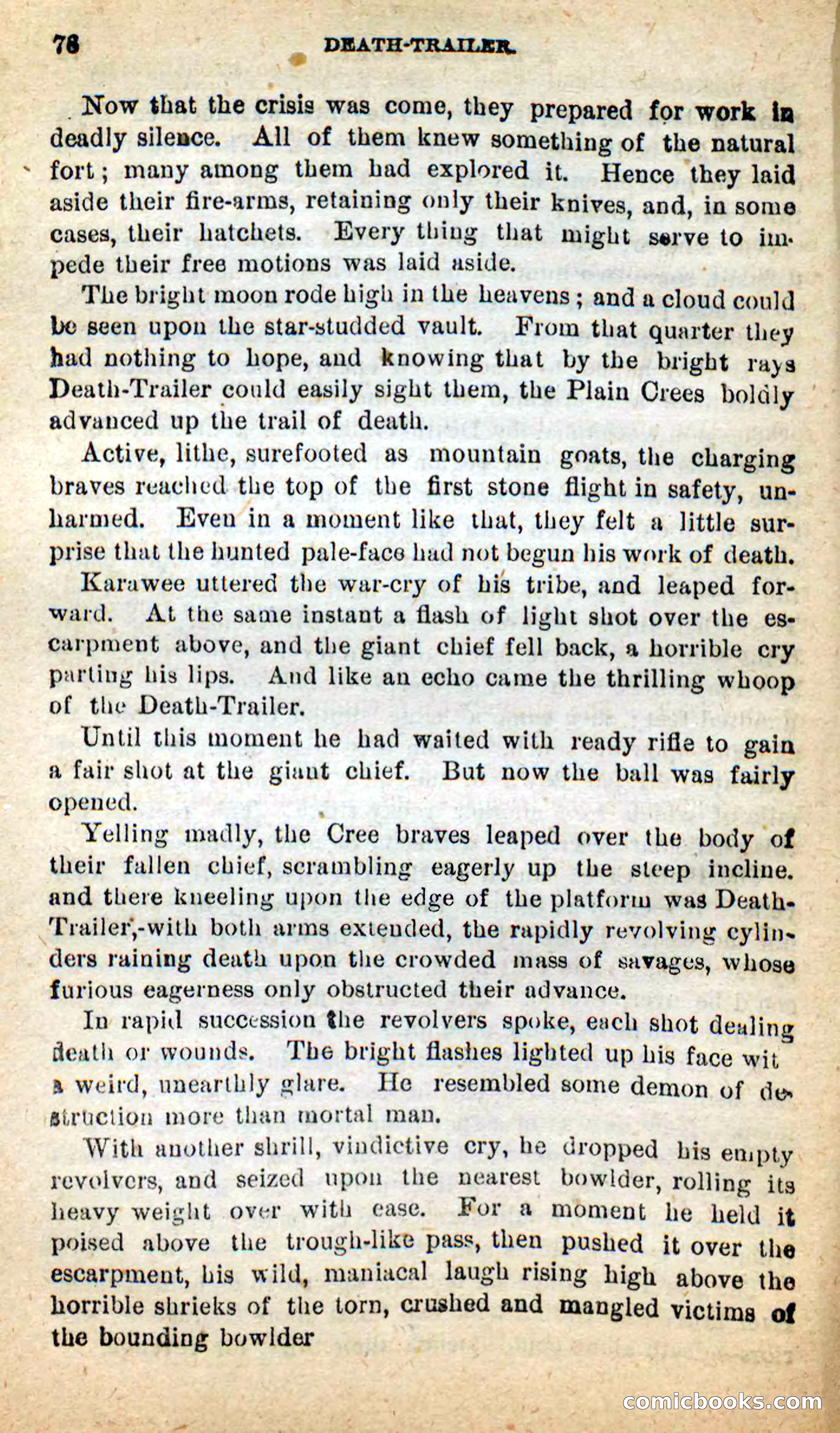 Beadle's New Dime Novels: Death-Trailer — page 72 of 99