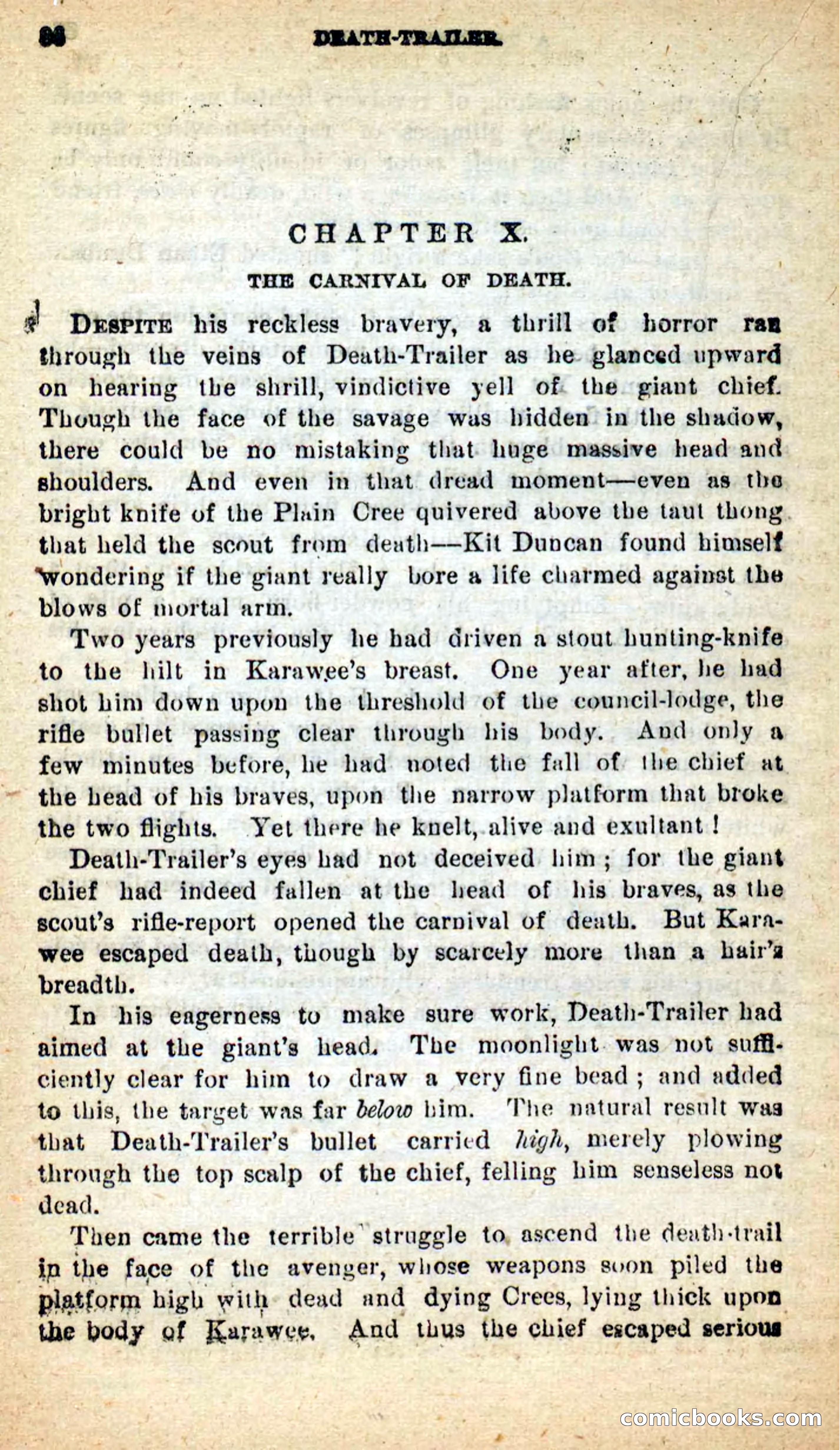 Beadle's New Dime Novels: Death-Trailer — page 82 of 99