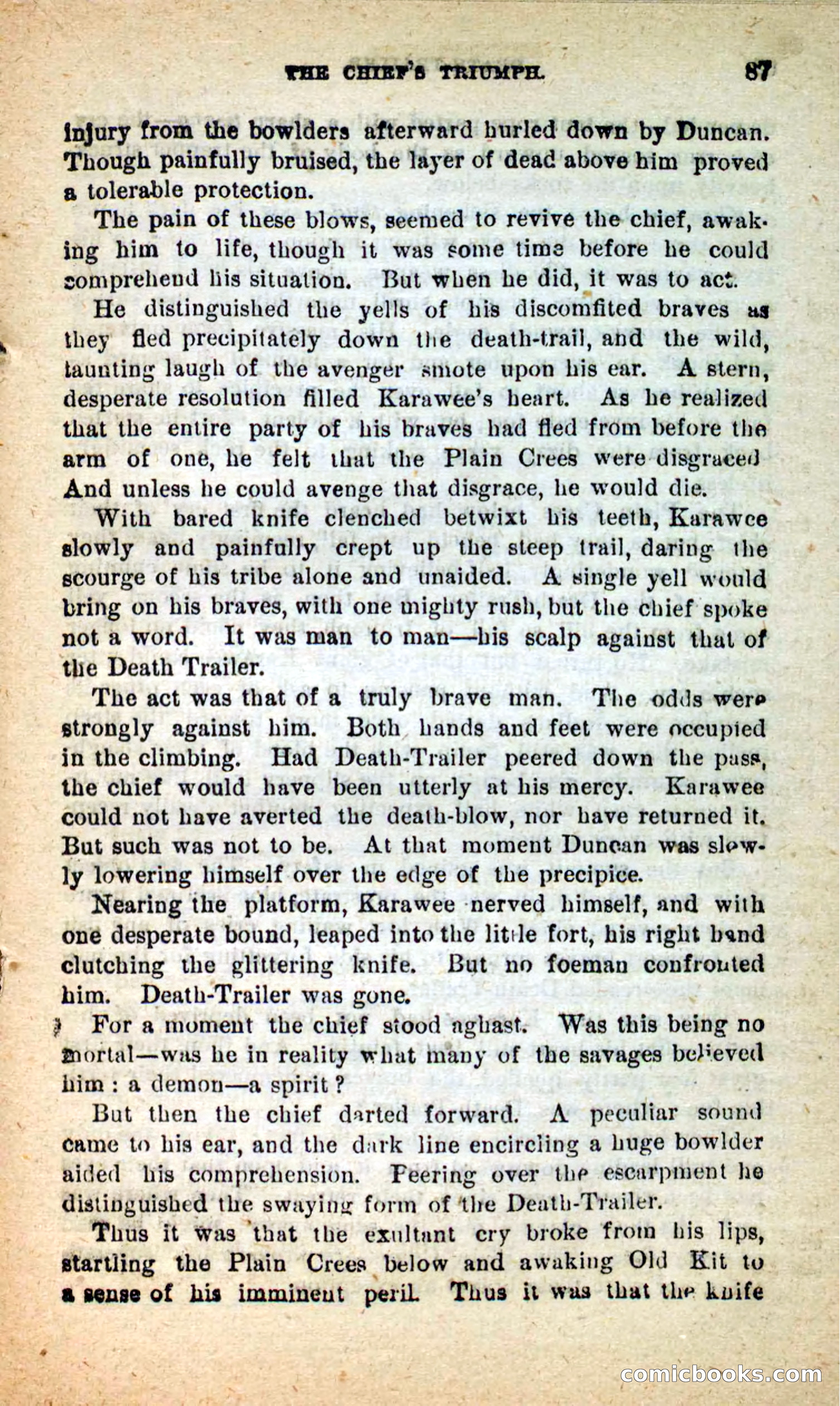 Beadle's New Dime Novels: Death-Trailer — page 83 of 99