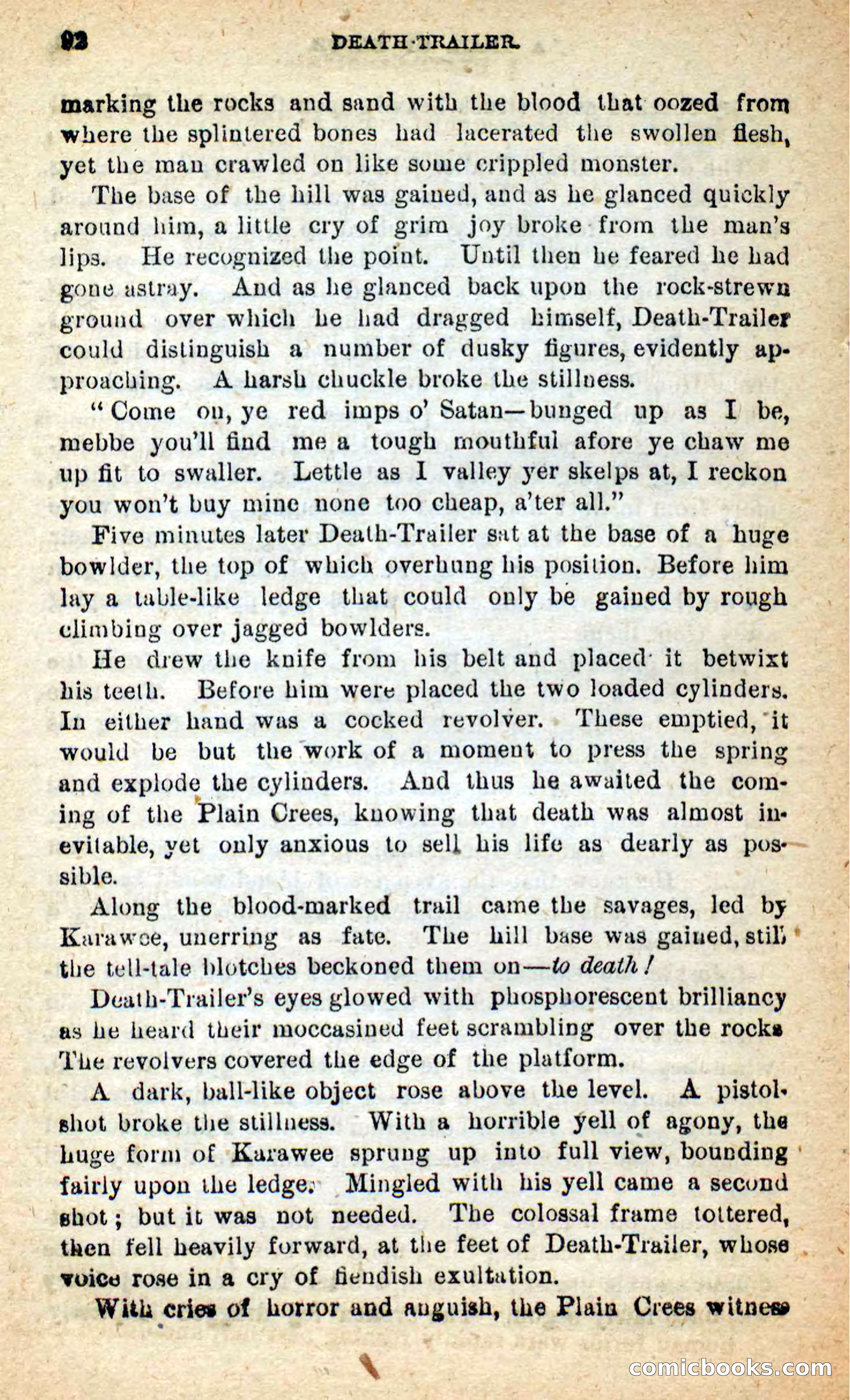 Beadle's New Dime Novels: Death-Trailer — page 88 of 99