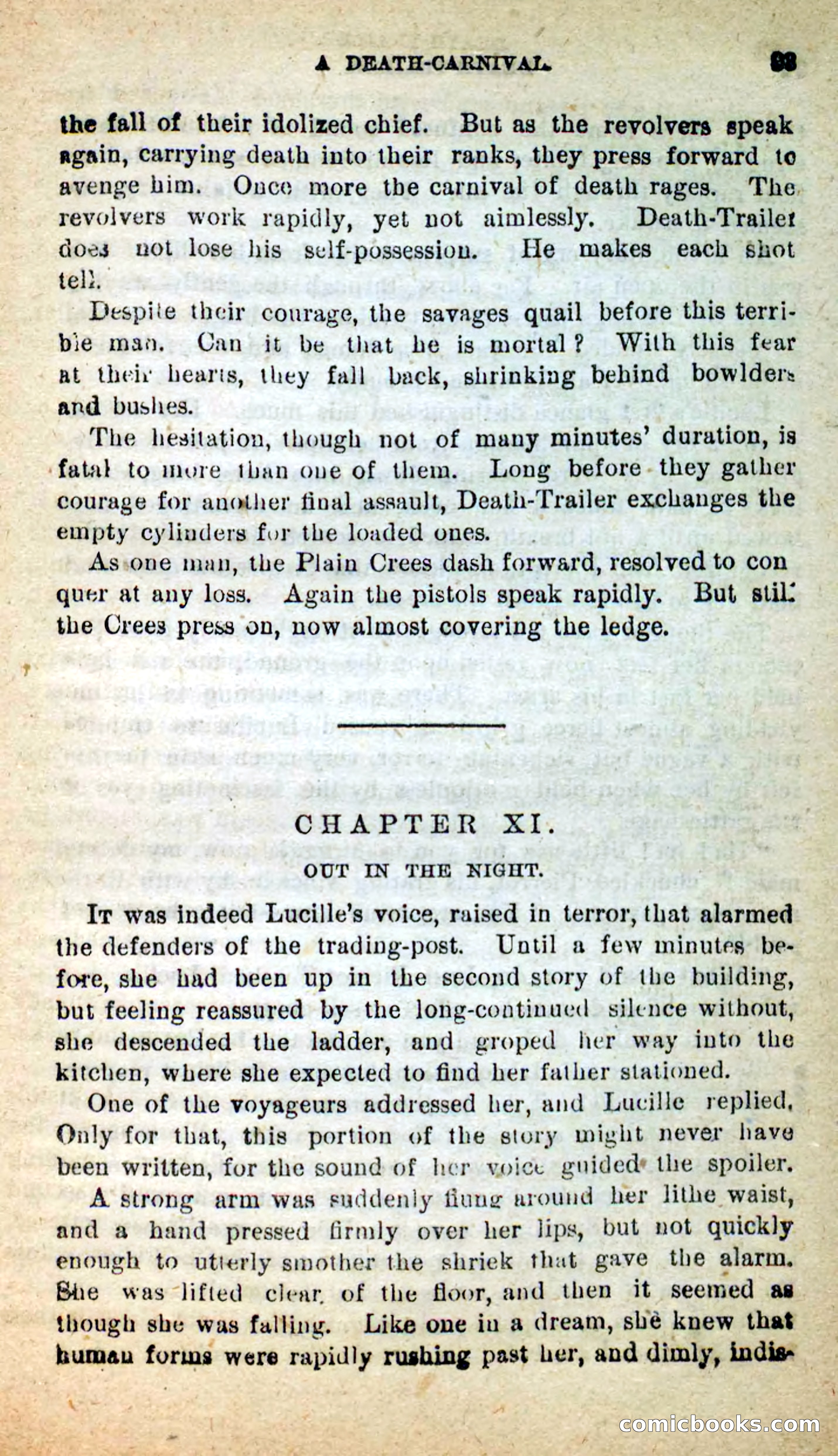 Beadle's New Dime Novels: Death-Trailer — page 89 of 99