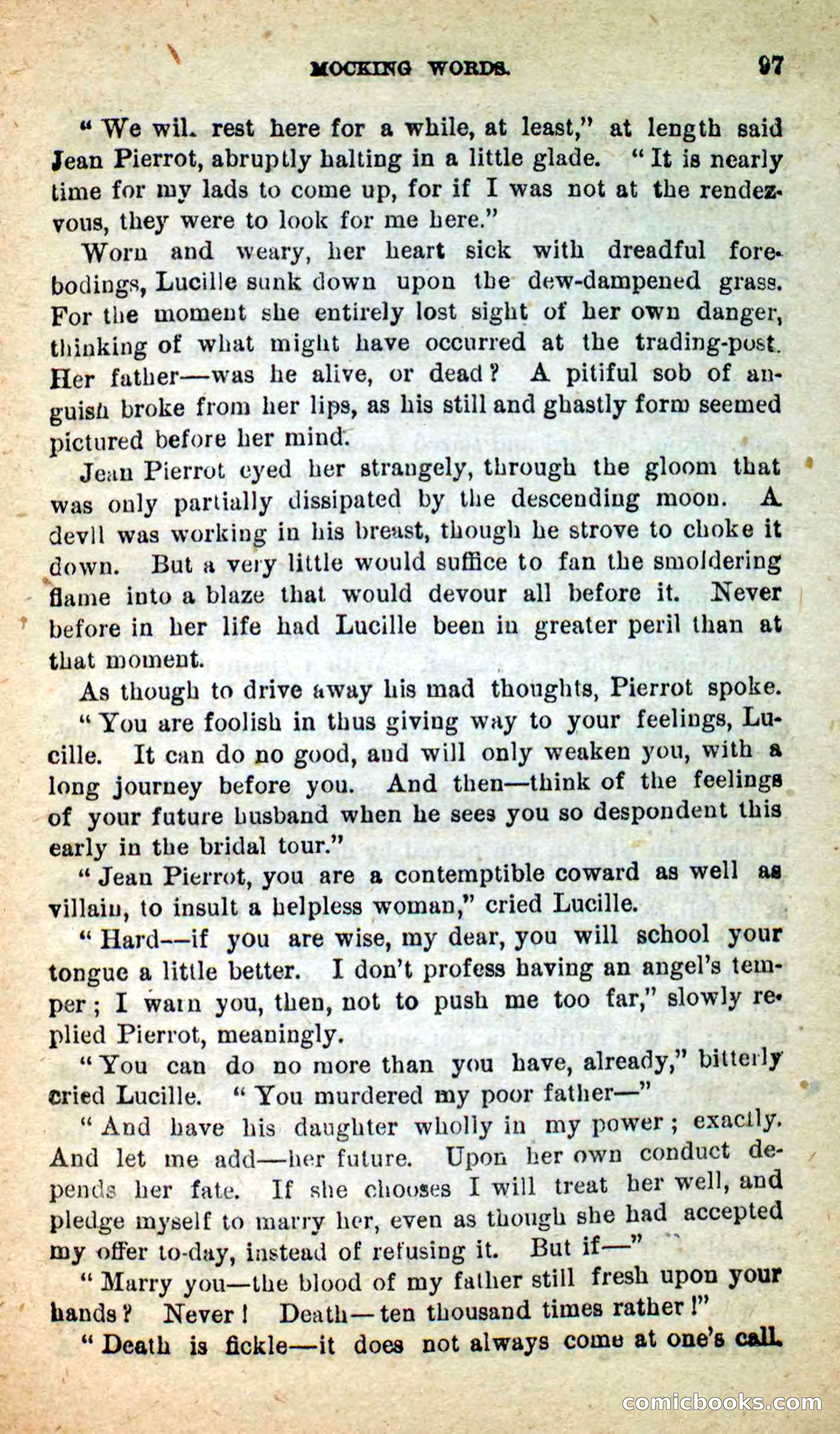 Beadle's New Dime Novels: Death-Trailer — page 93 of 99
