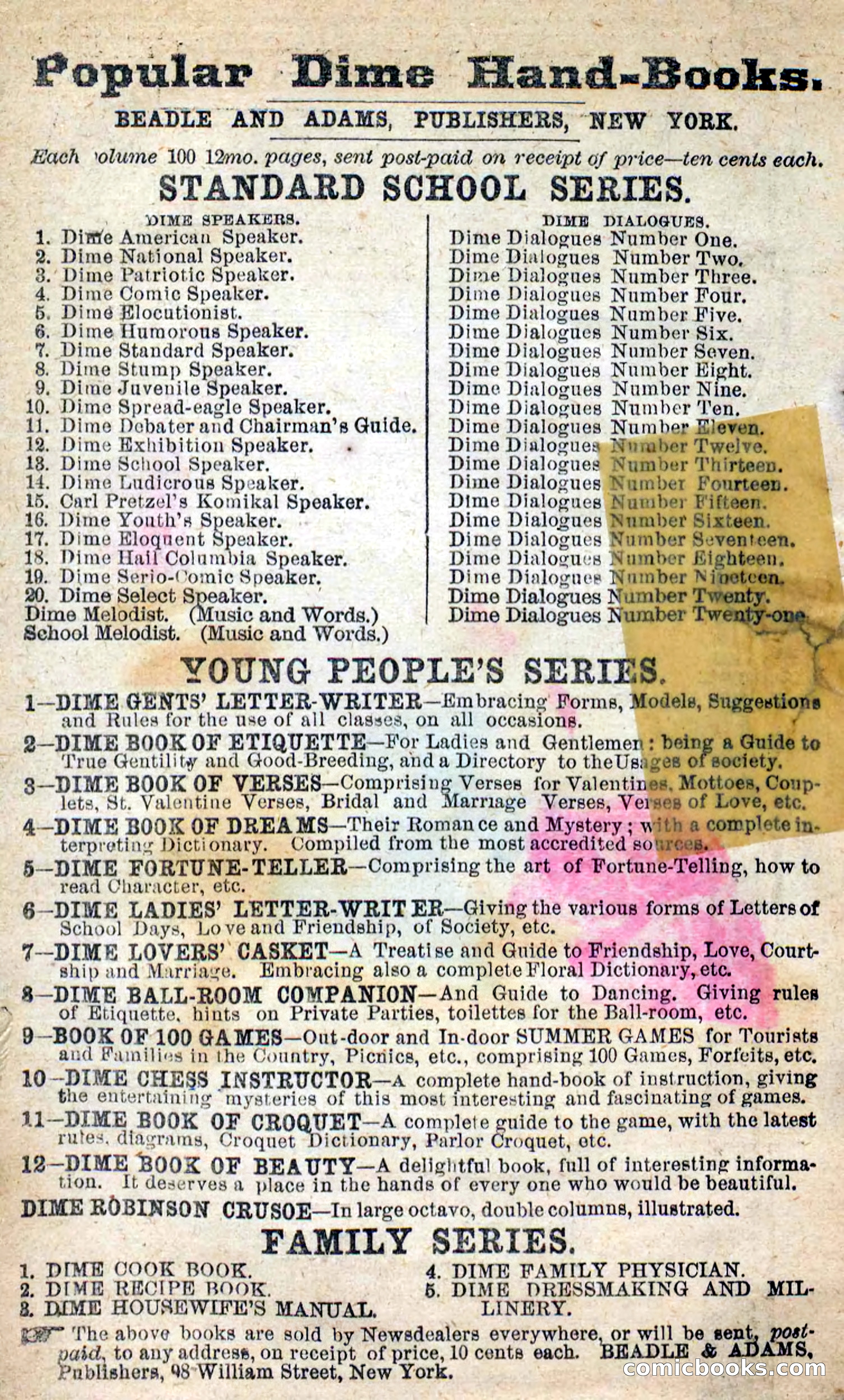 Beadle's New Dime Novels: Arkansas Kit — page 2 of 100