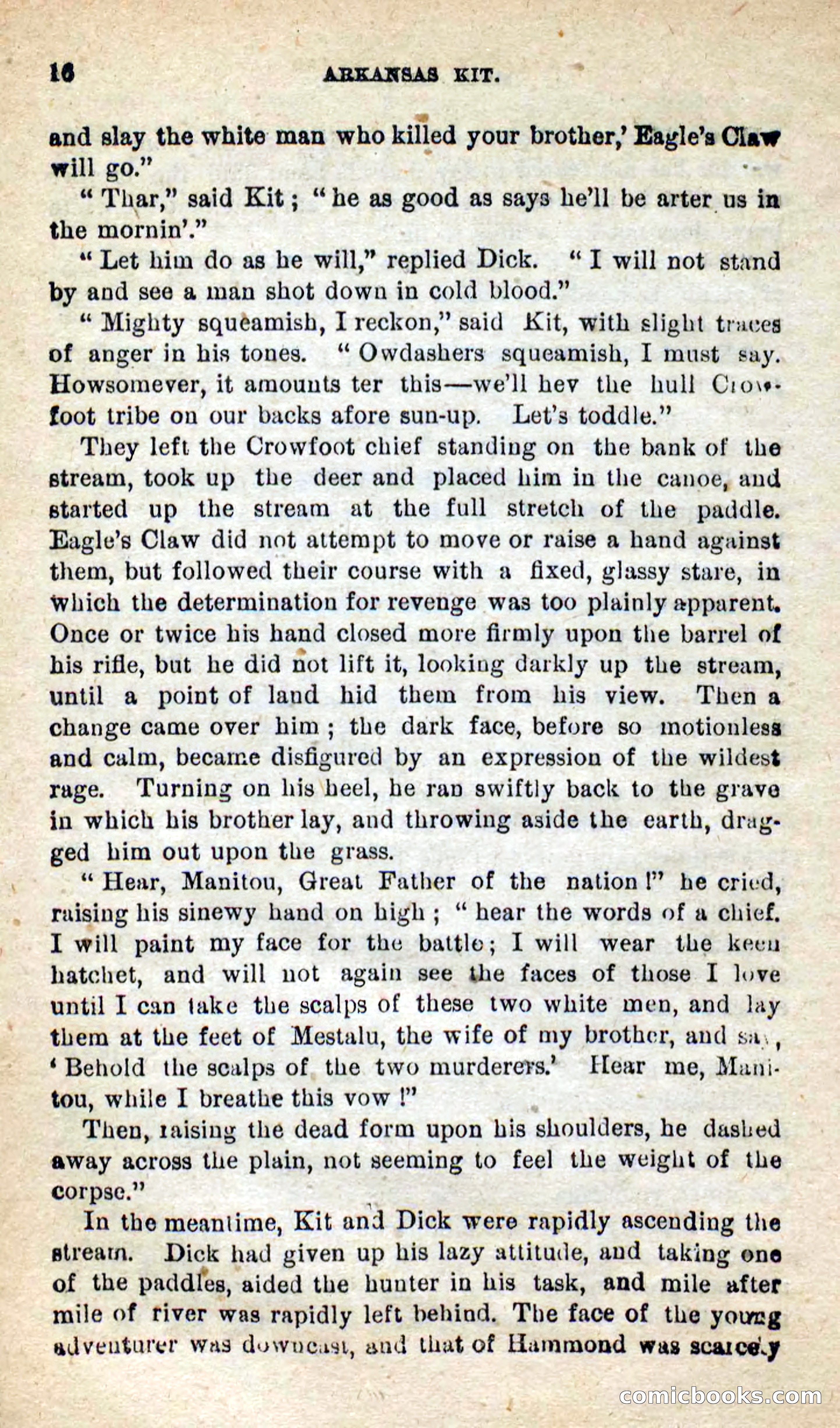 Beadle's New Dime Novels: Arkansas Kit — page 12 of 100