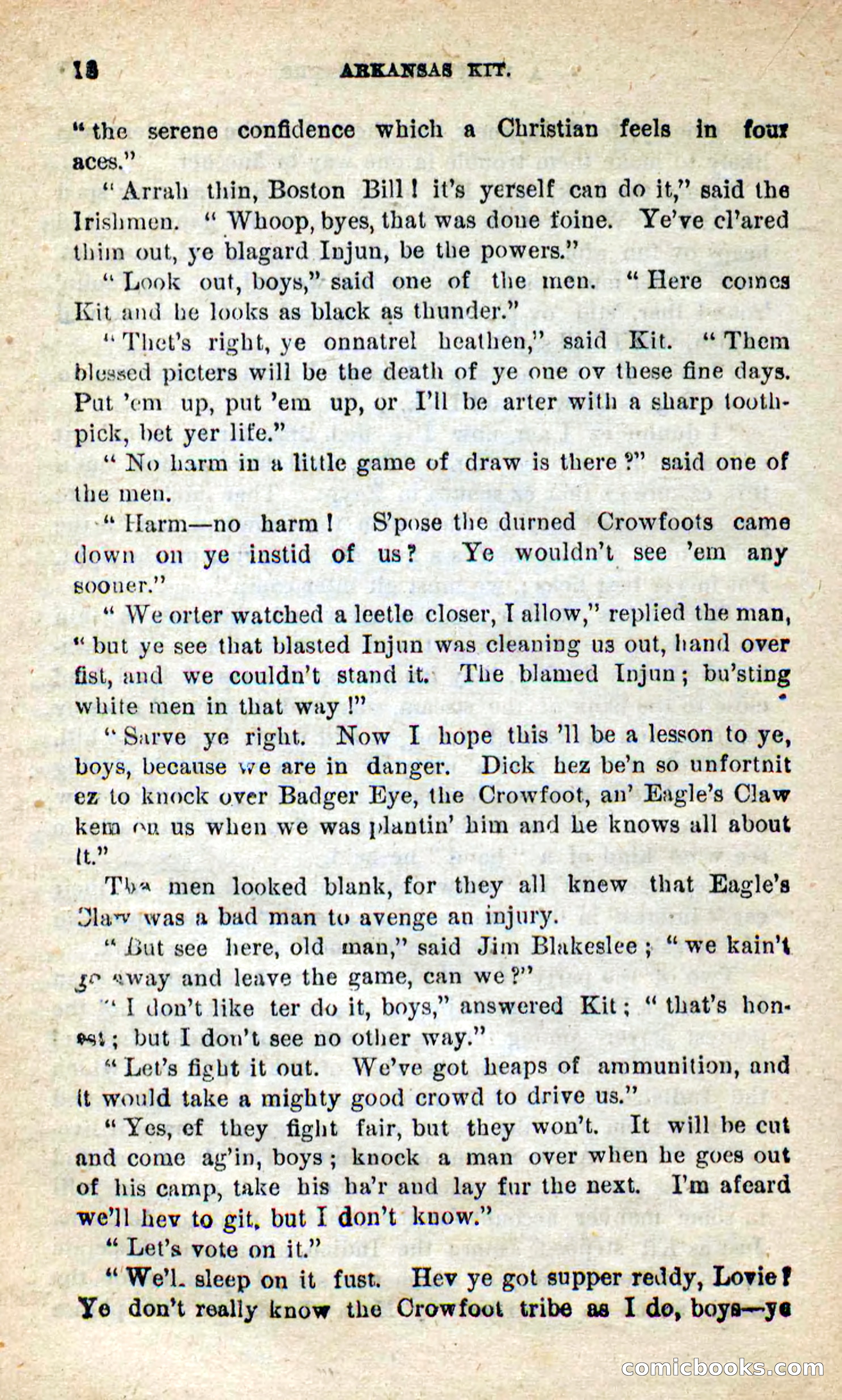 Beadle's New Dime Novels: Arkansas Kit — page 14 of 100