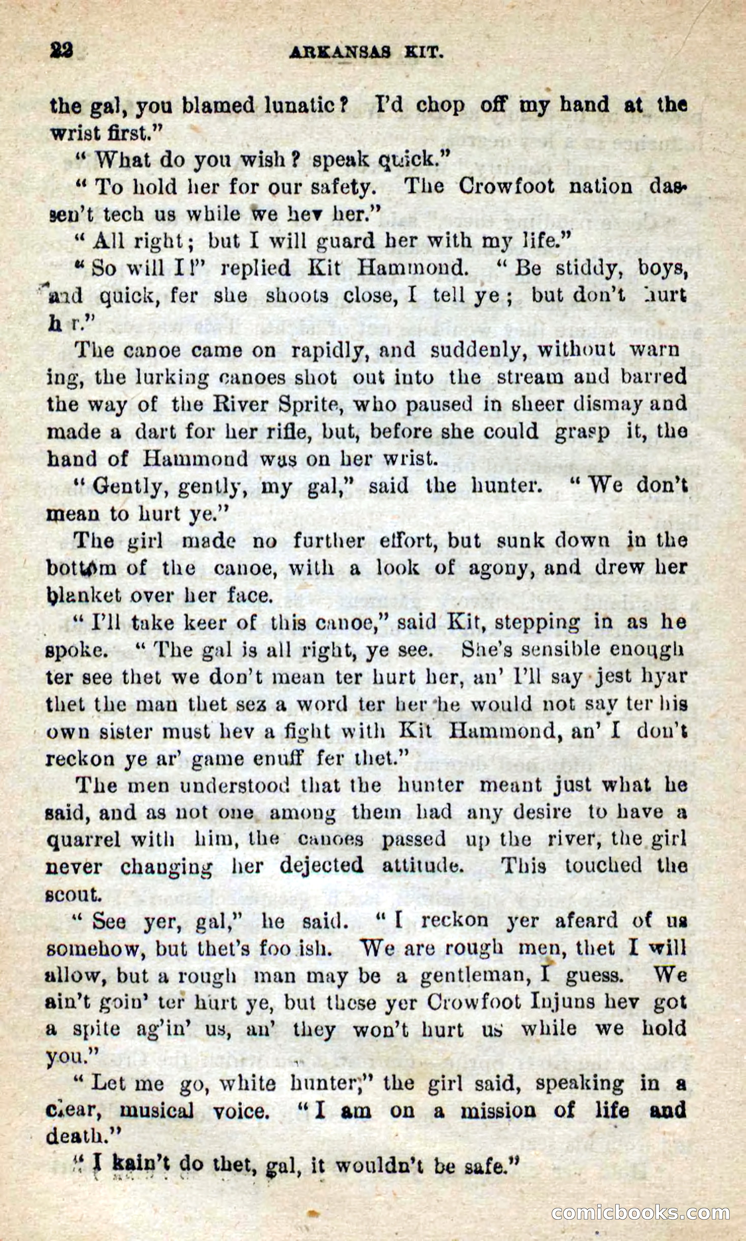 Beadle's New Dime Novels: Arkansas Kit — page 18 of 100