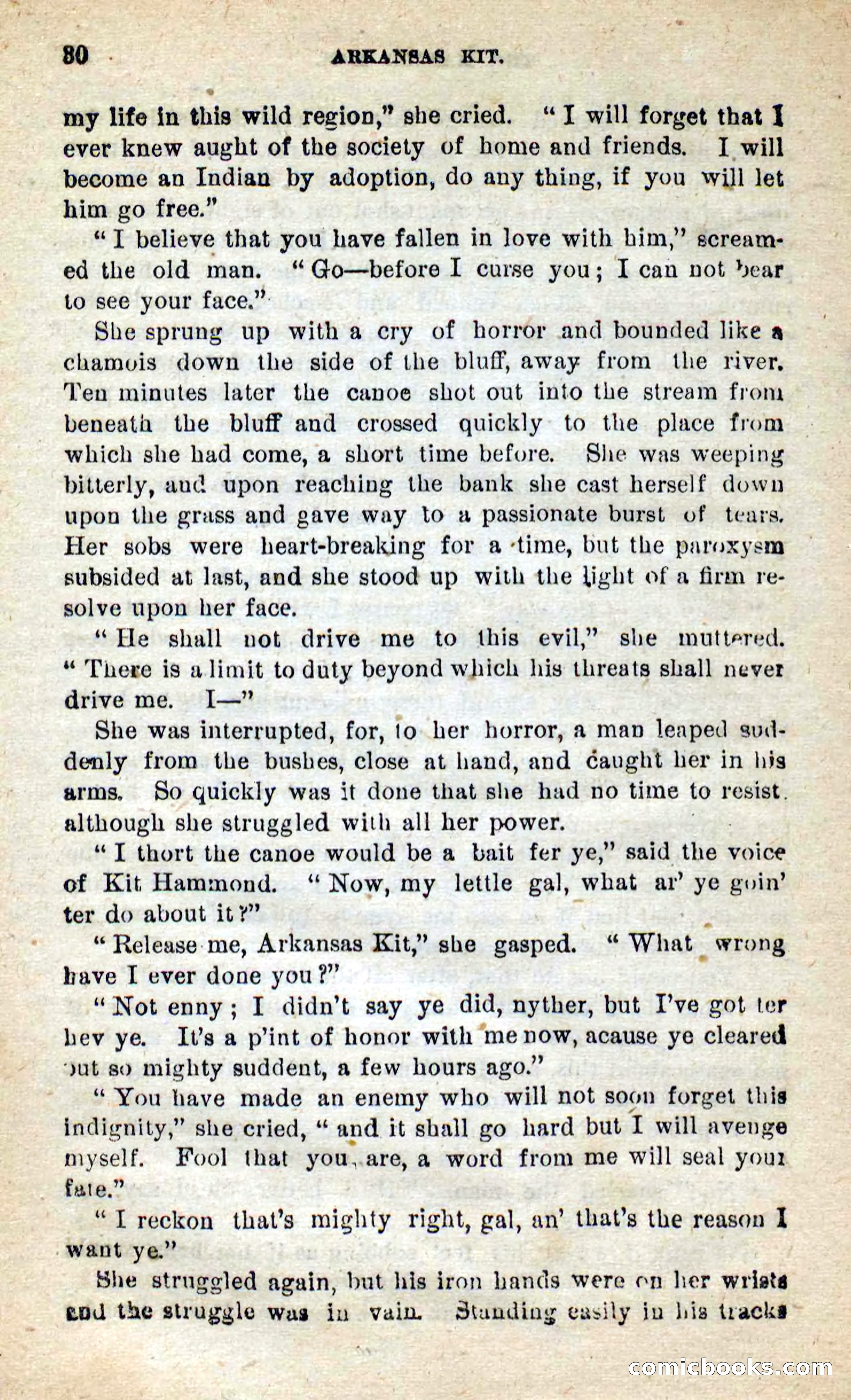 Beadle's New Dime Novels: Arkansas Kit — page 26 of 100
