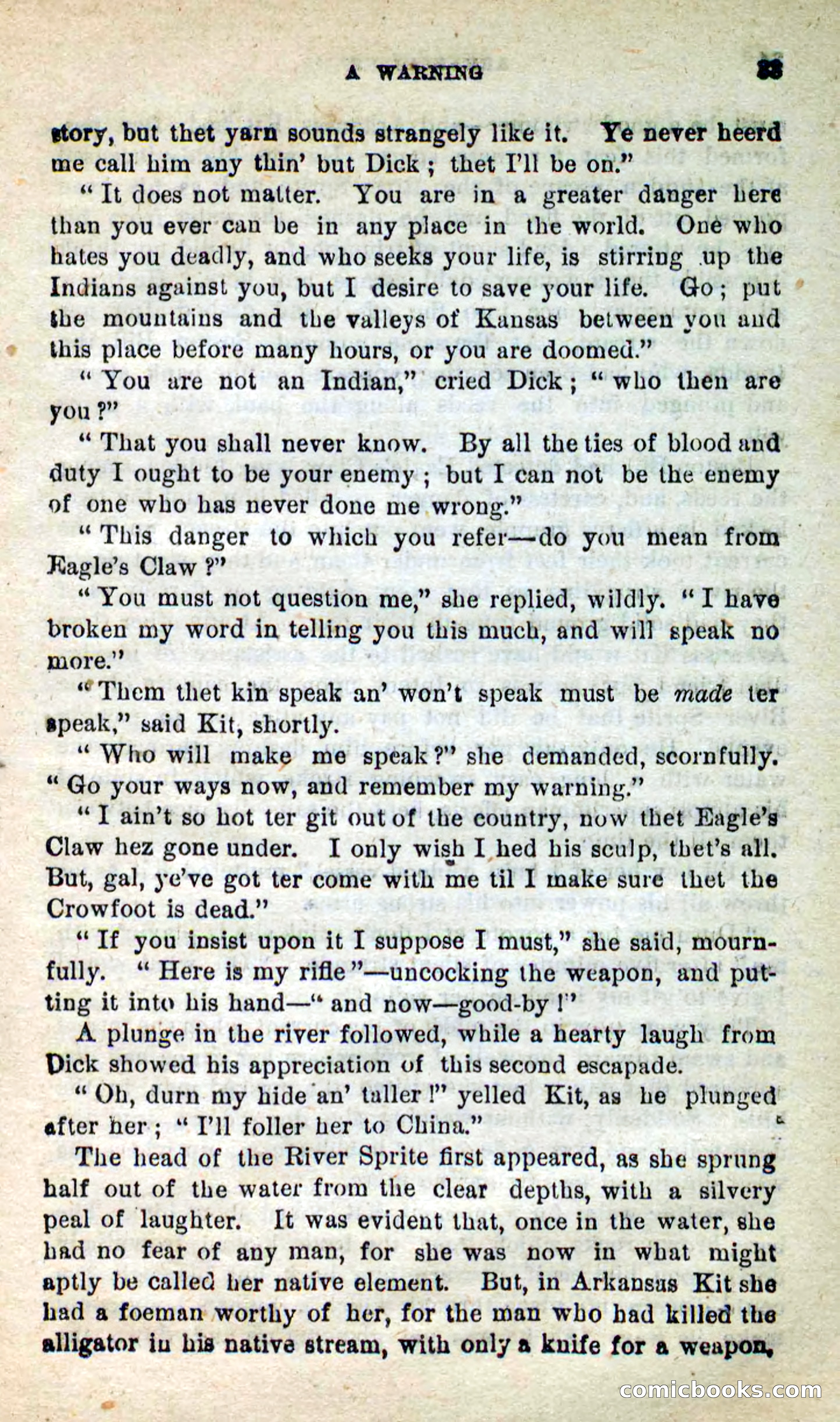 Beadle's New Dime Novels: Arkansas Kit — page 29 of 100