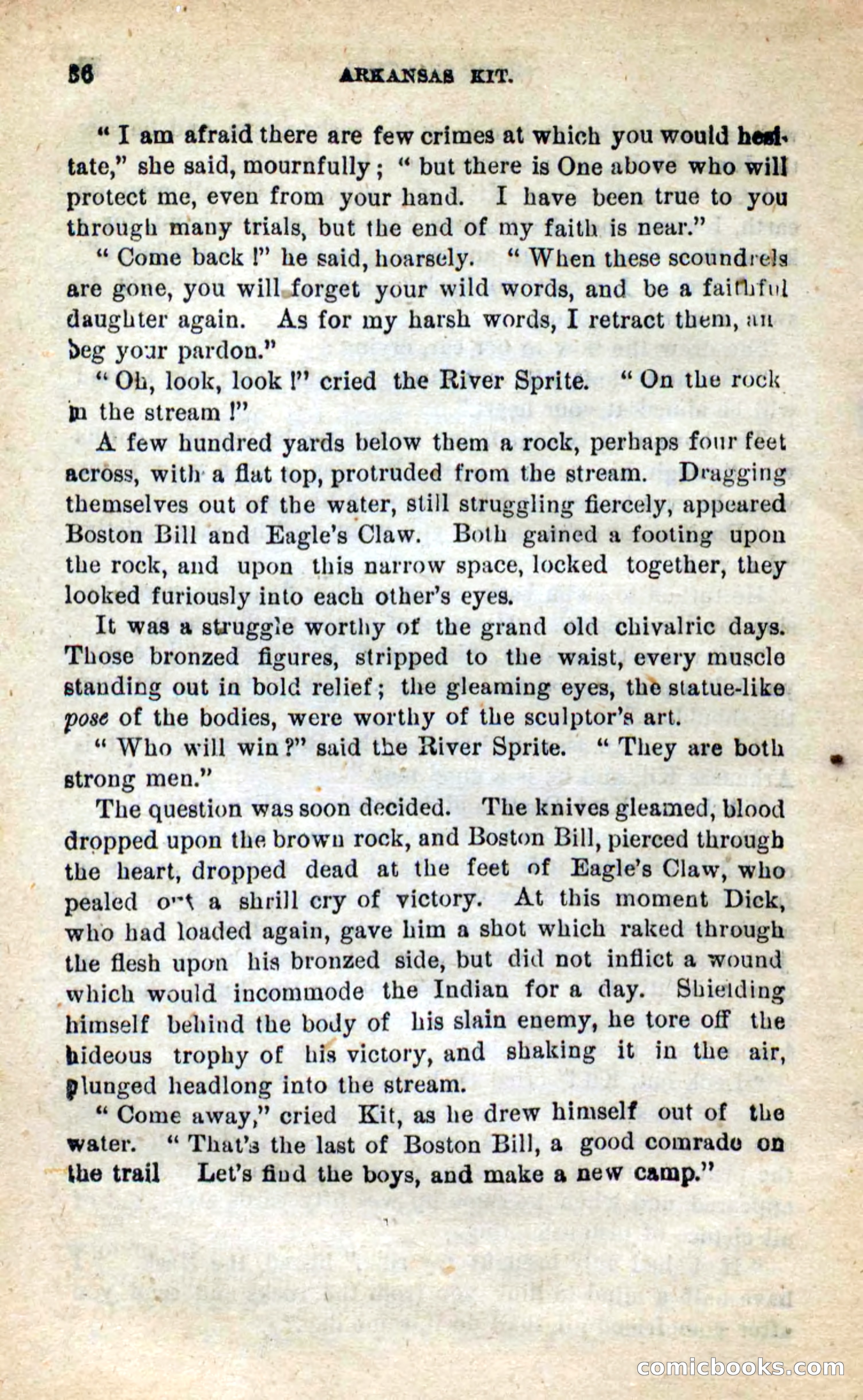 Beadle's New Dime Novels: Arkansas Kit — page 32 of 100