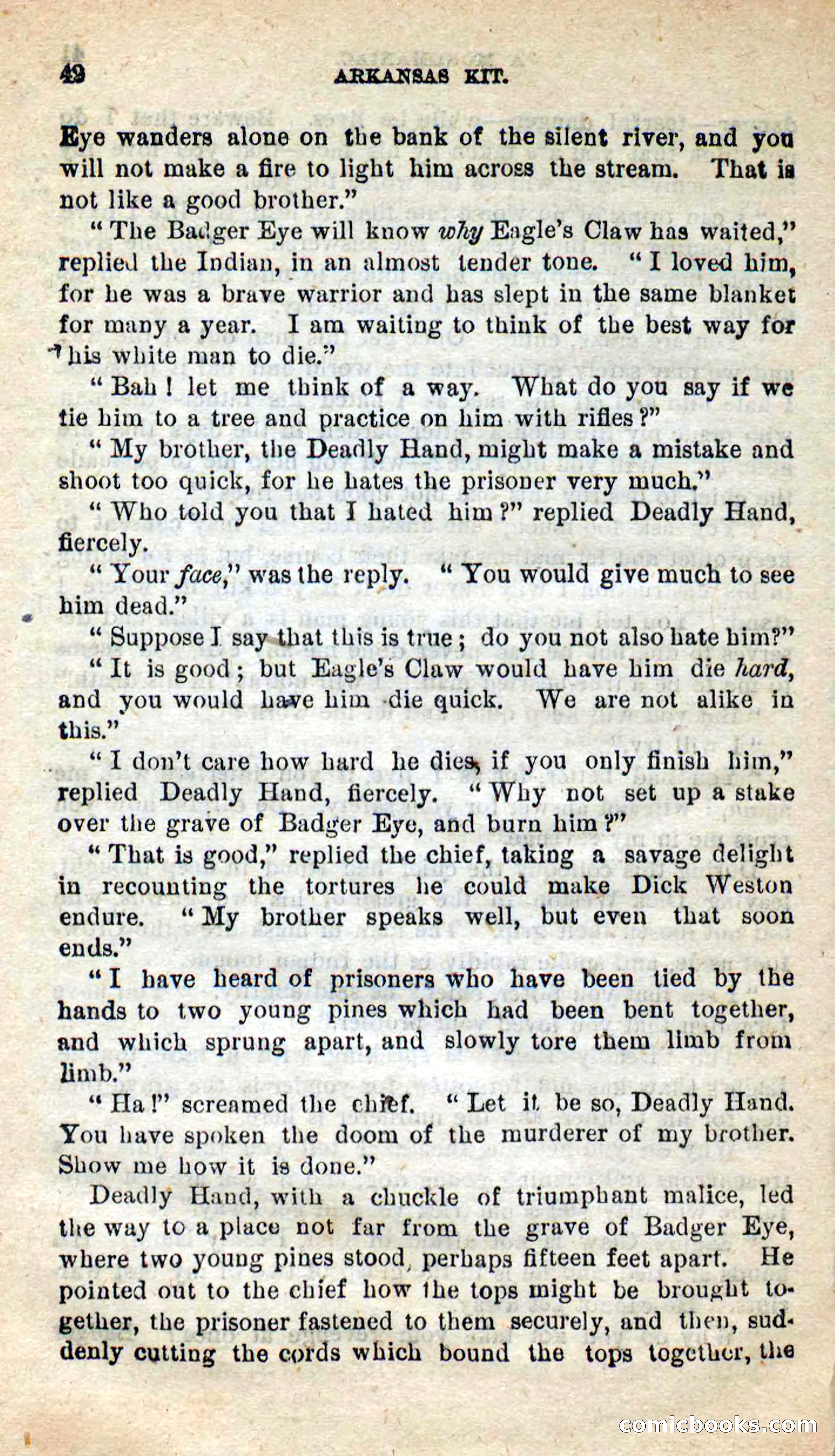Beadle's New Dime Novels: Arkansas Kit — page 38 of 100