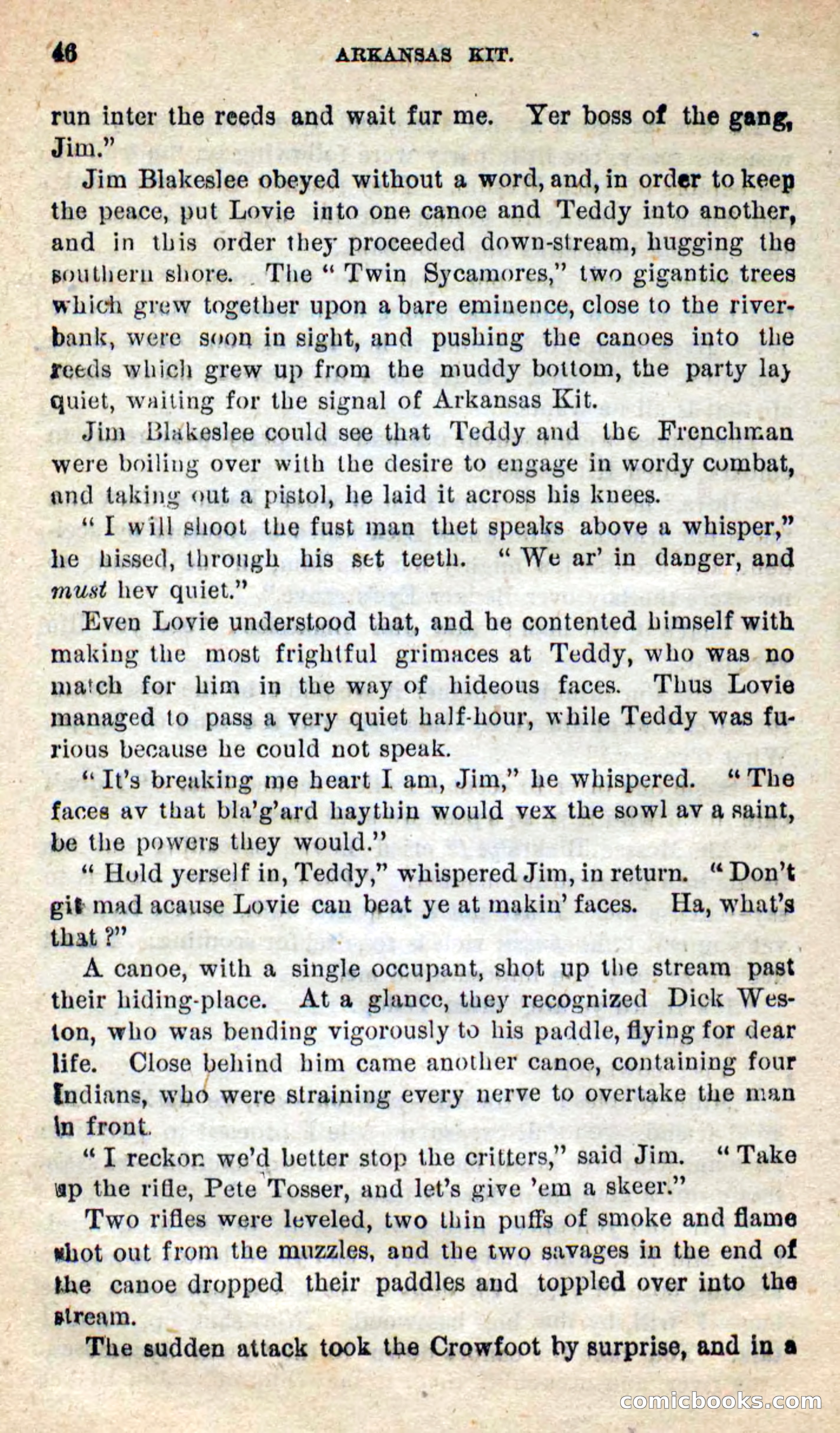 Beadle's New Dime Novels: Arkansas Kit — page 42 of 100