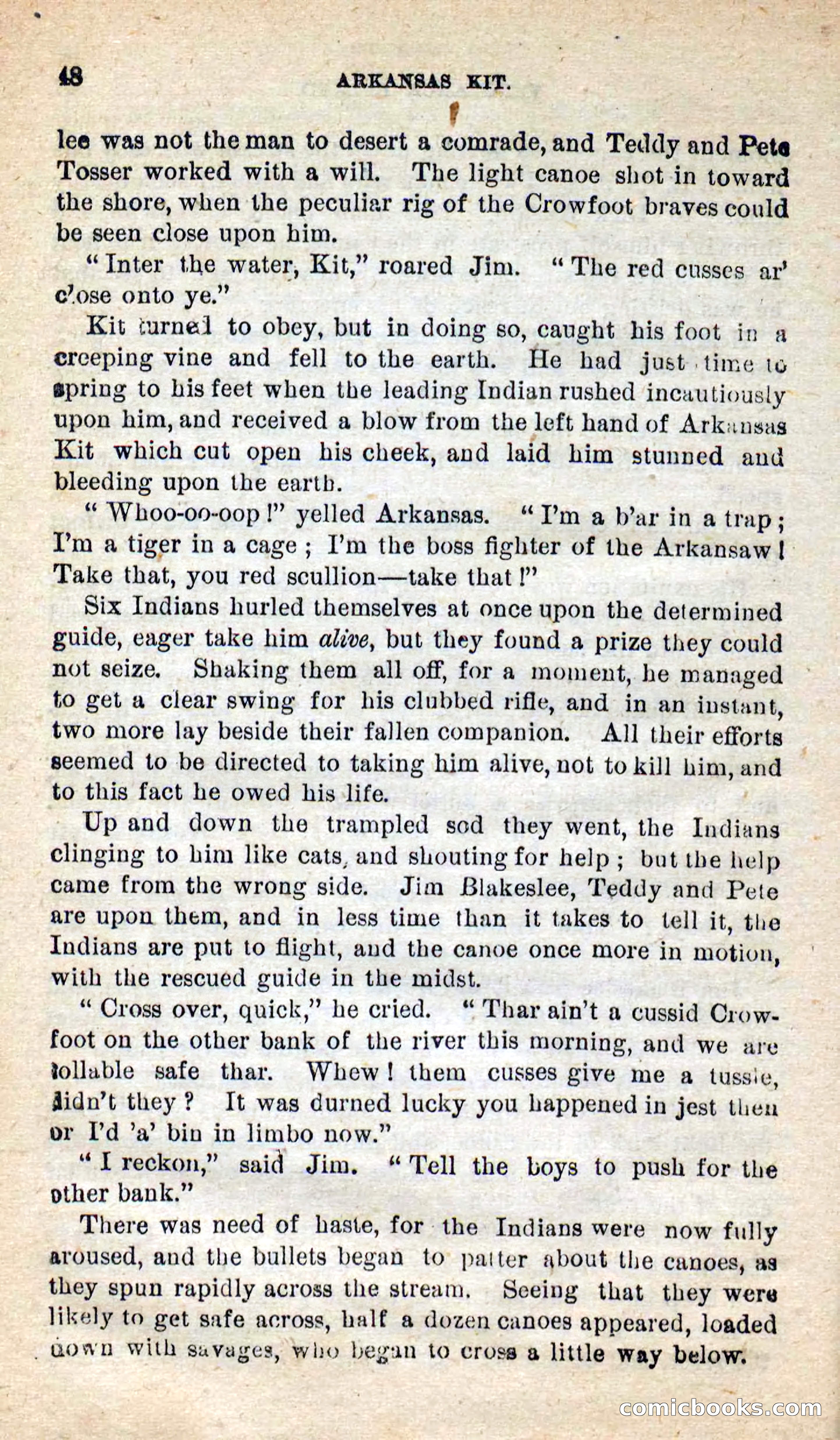 Beadle's New Dime Novels: Arkansas Kit — page 44 of 100