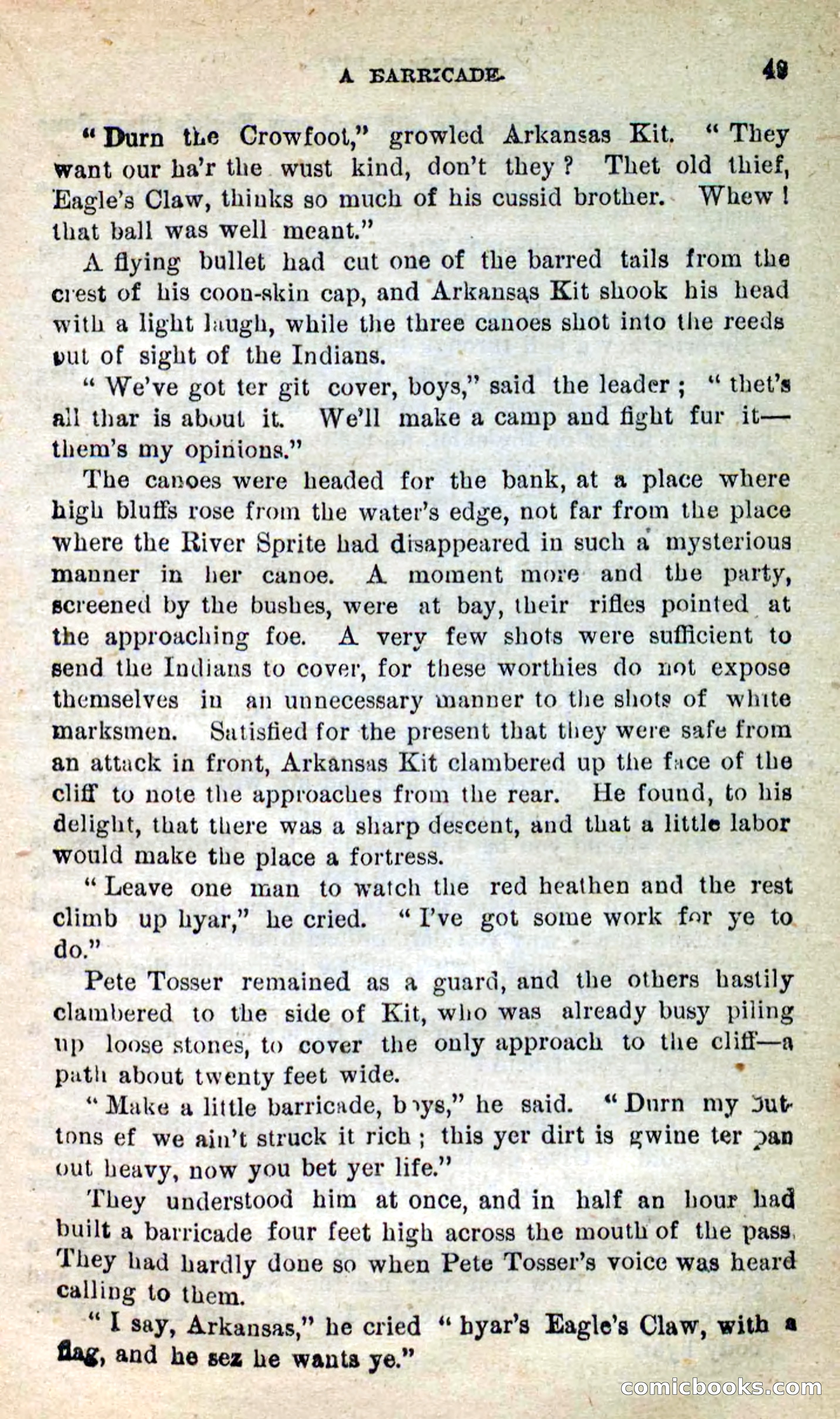 Beadle's New Dime Novels: Arkansas Kit — page 45 of 100