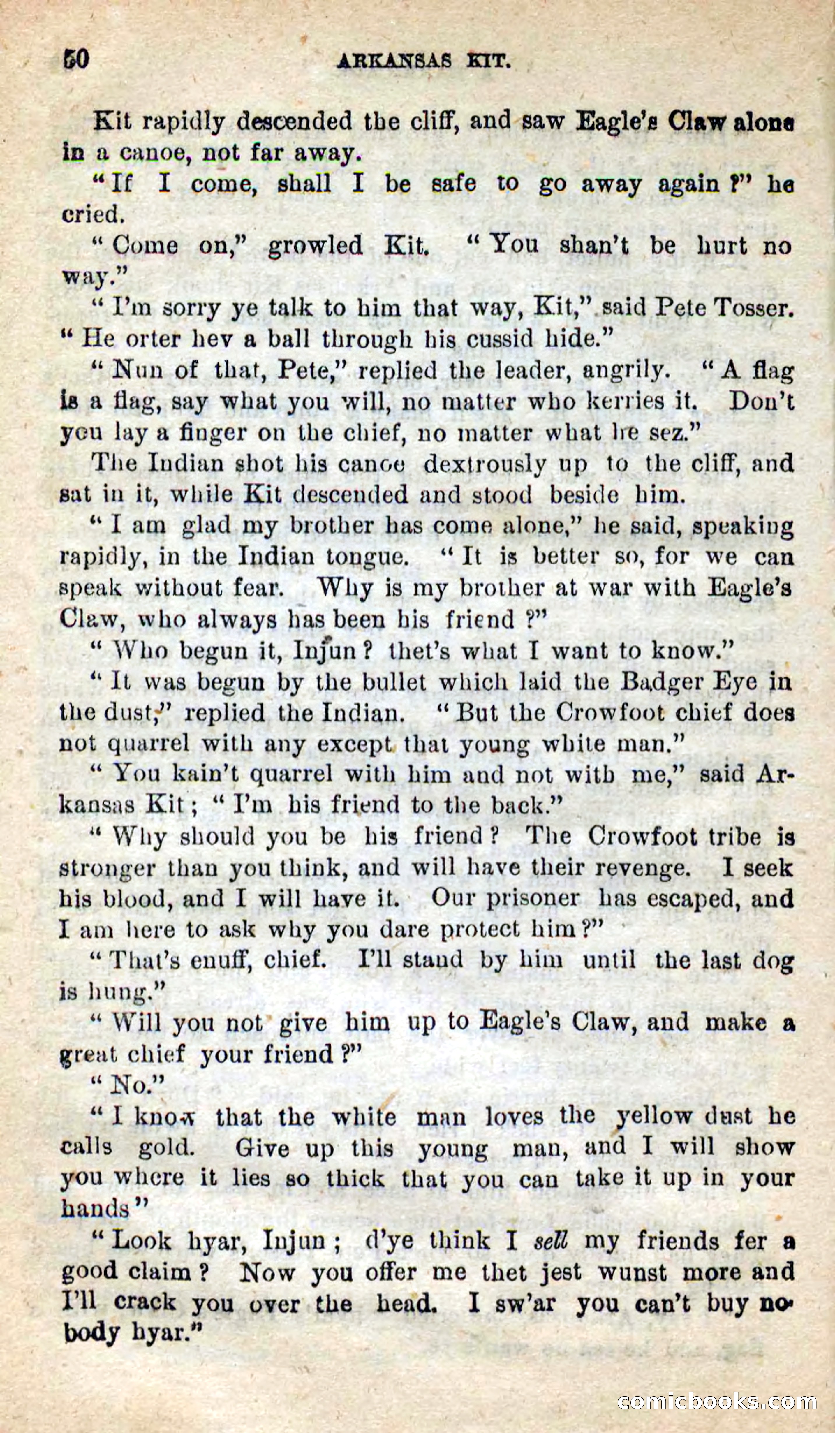 Beadle's New Dime Novels: Arkansas Kit — page 46 of 100