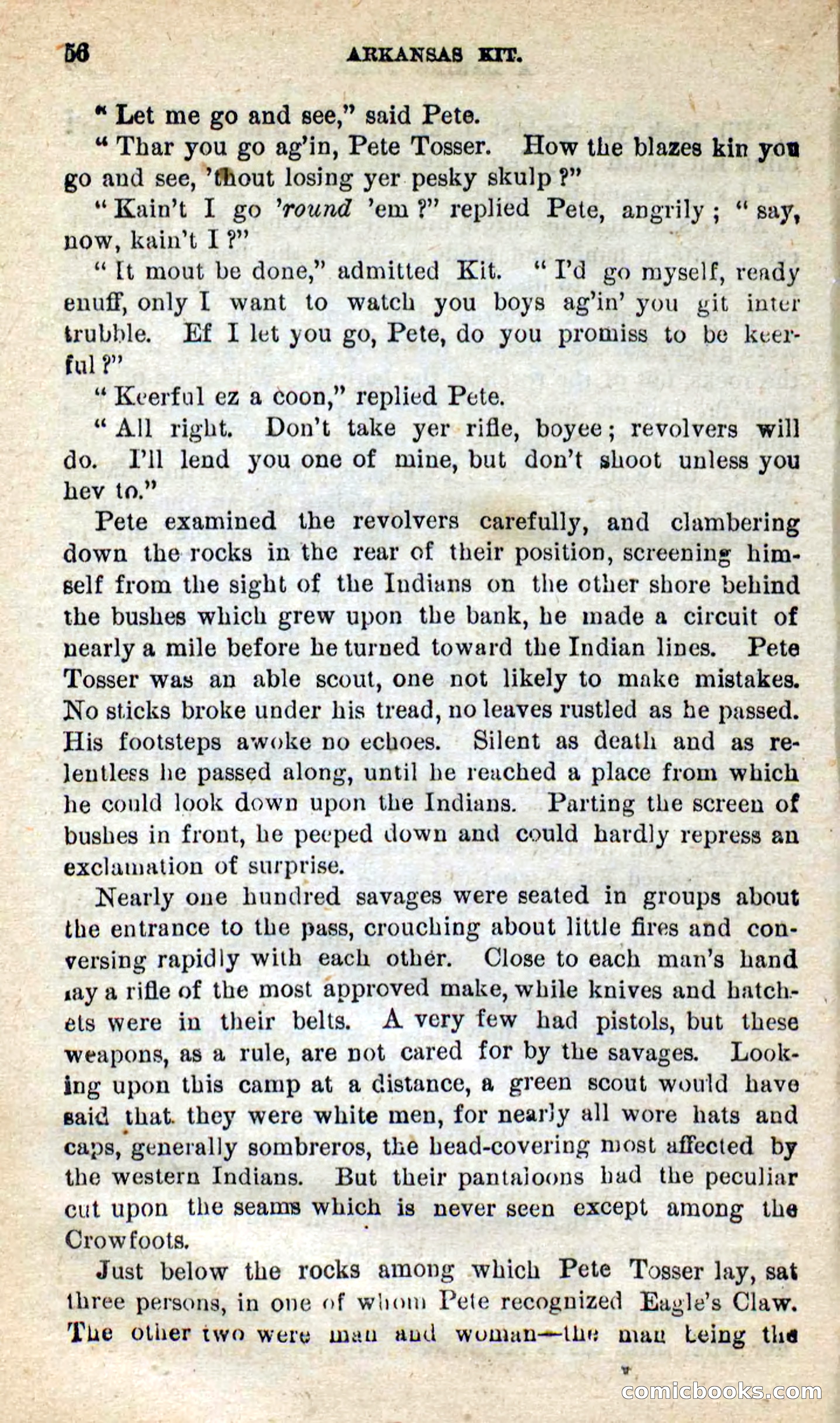 Beadle's New Dime Novels: Arkansas Kit — page 52 of 100