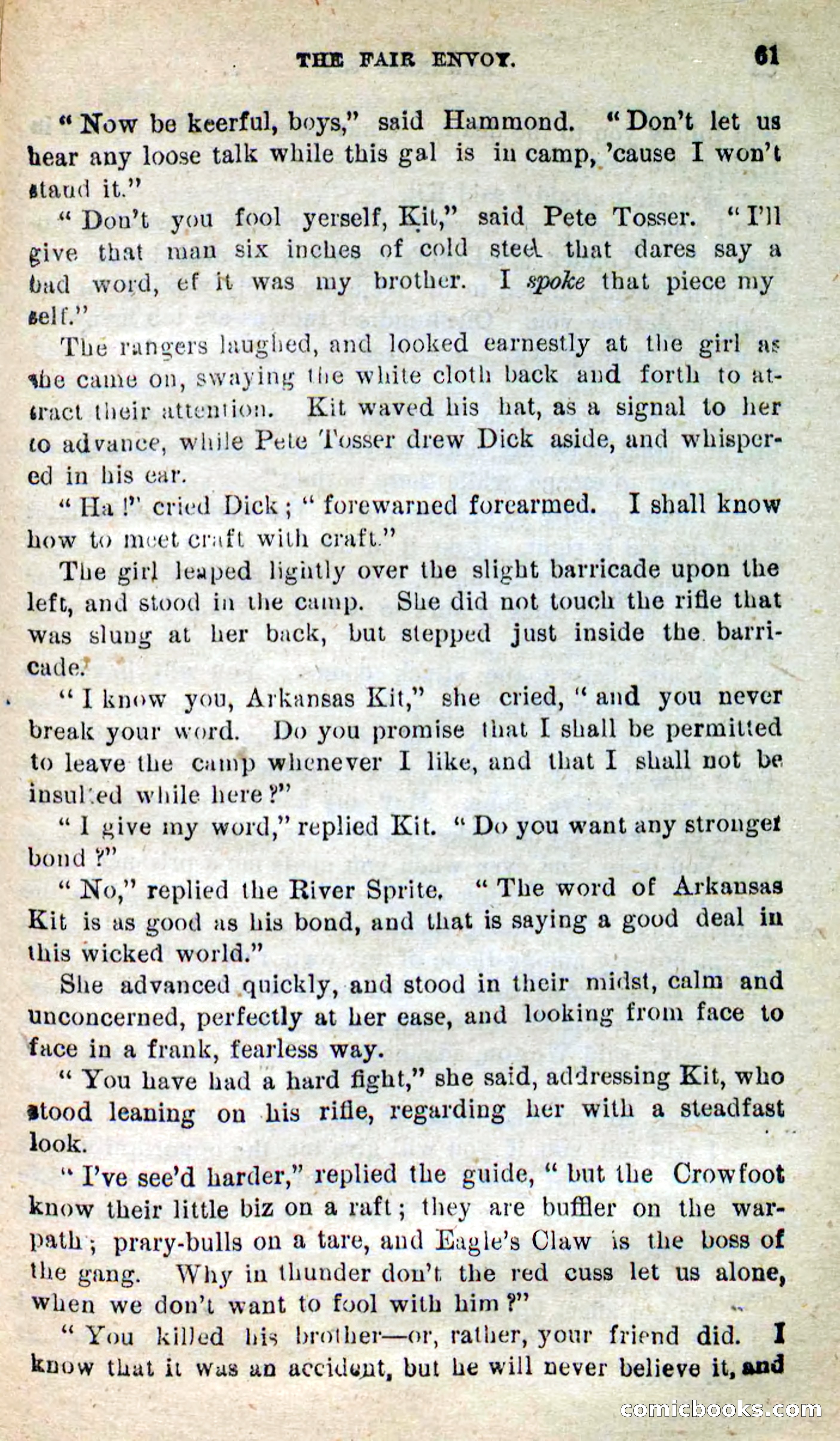 Beadle's New Dime Novels: Arkansas Kit — page 57 of 100