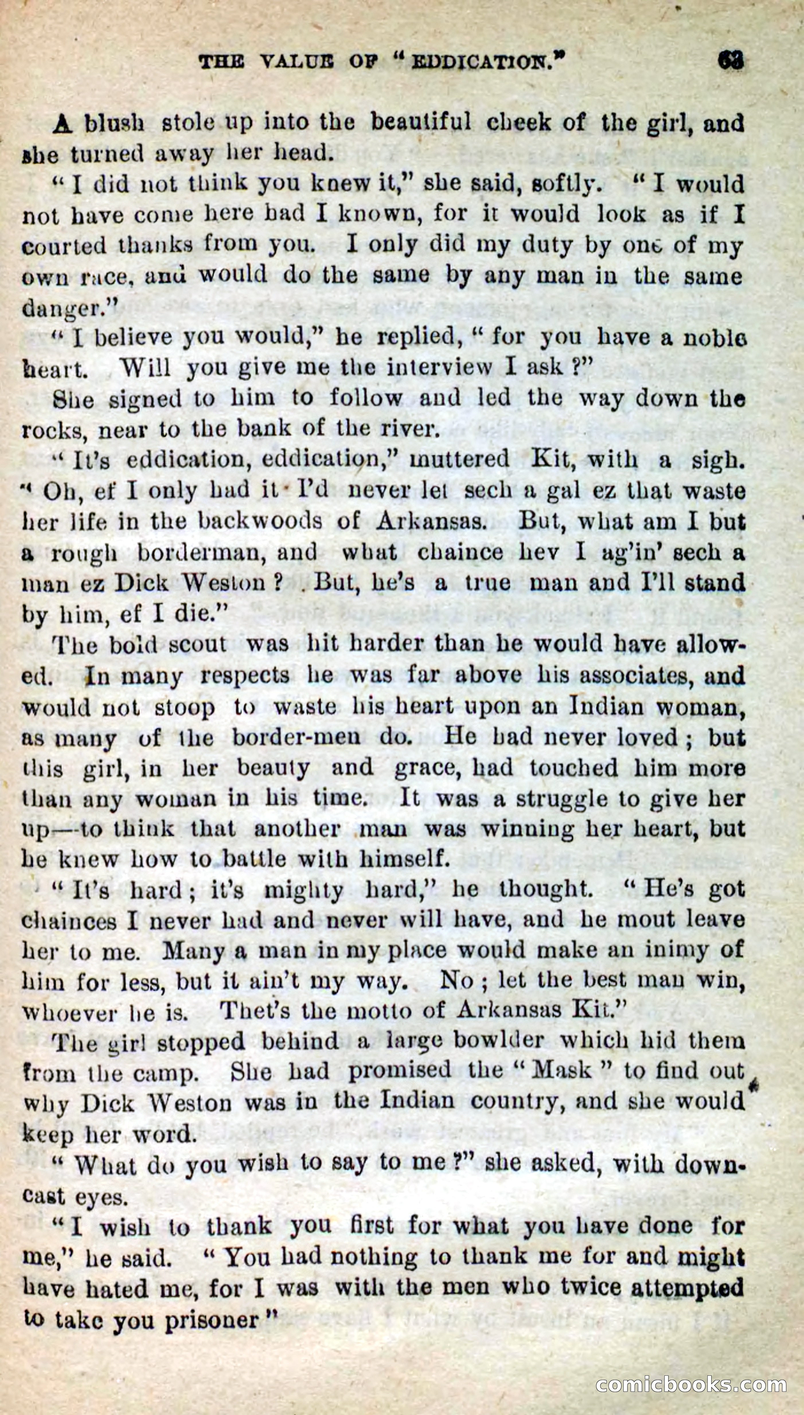 Beadle's New Dime Novels: Arkansas Kit — page 59 of 100