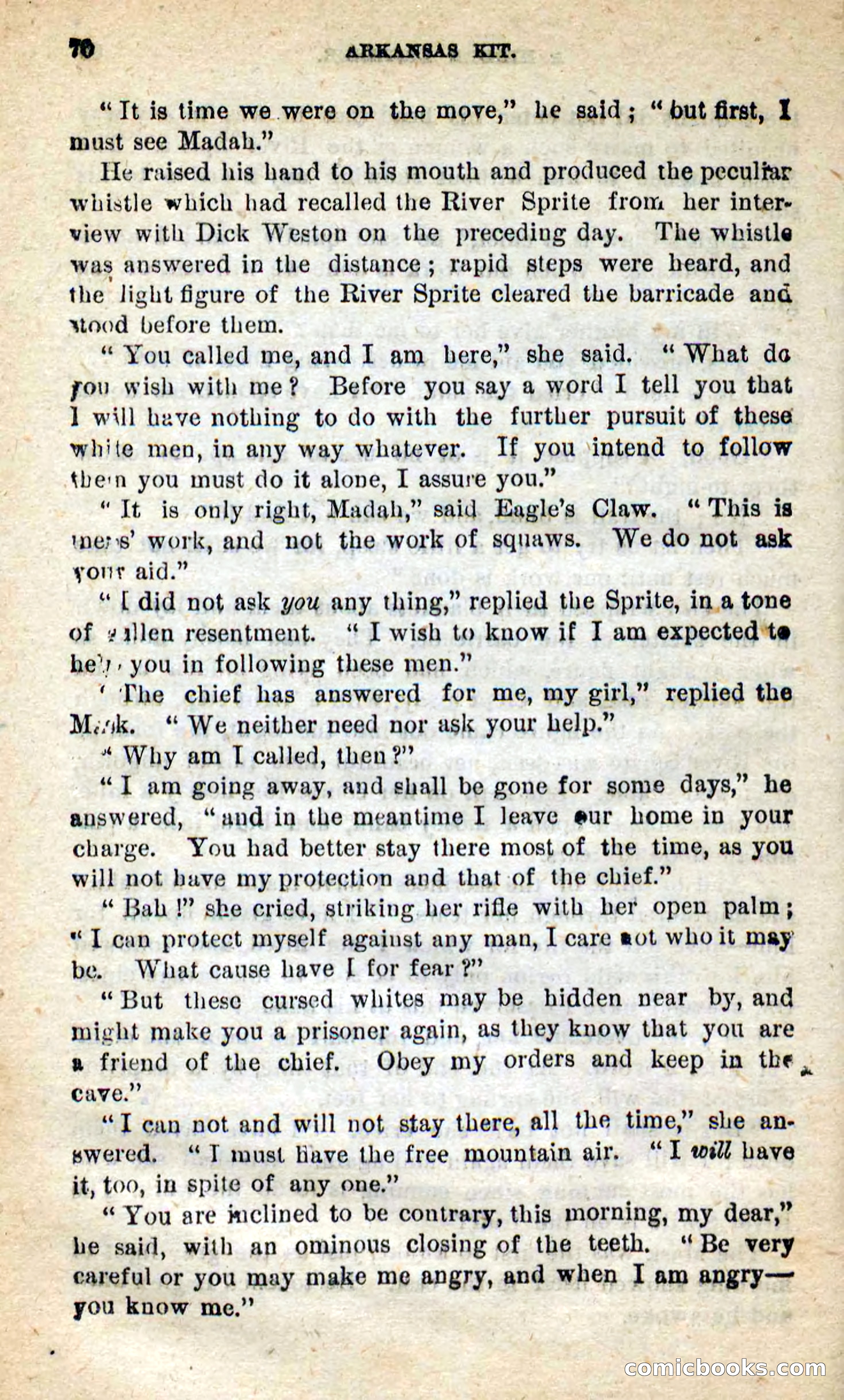 Beadle's New Dime Novels: Arkansas Kit — page 66 of 100