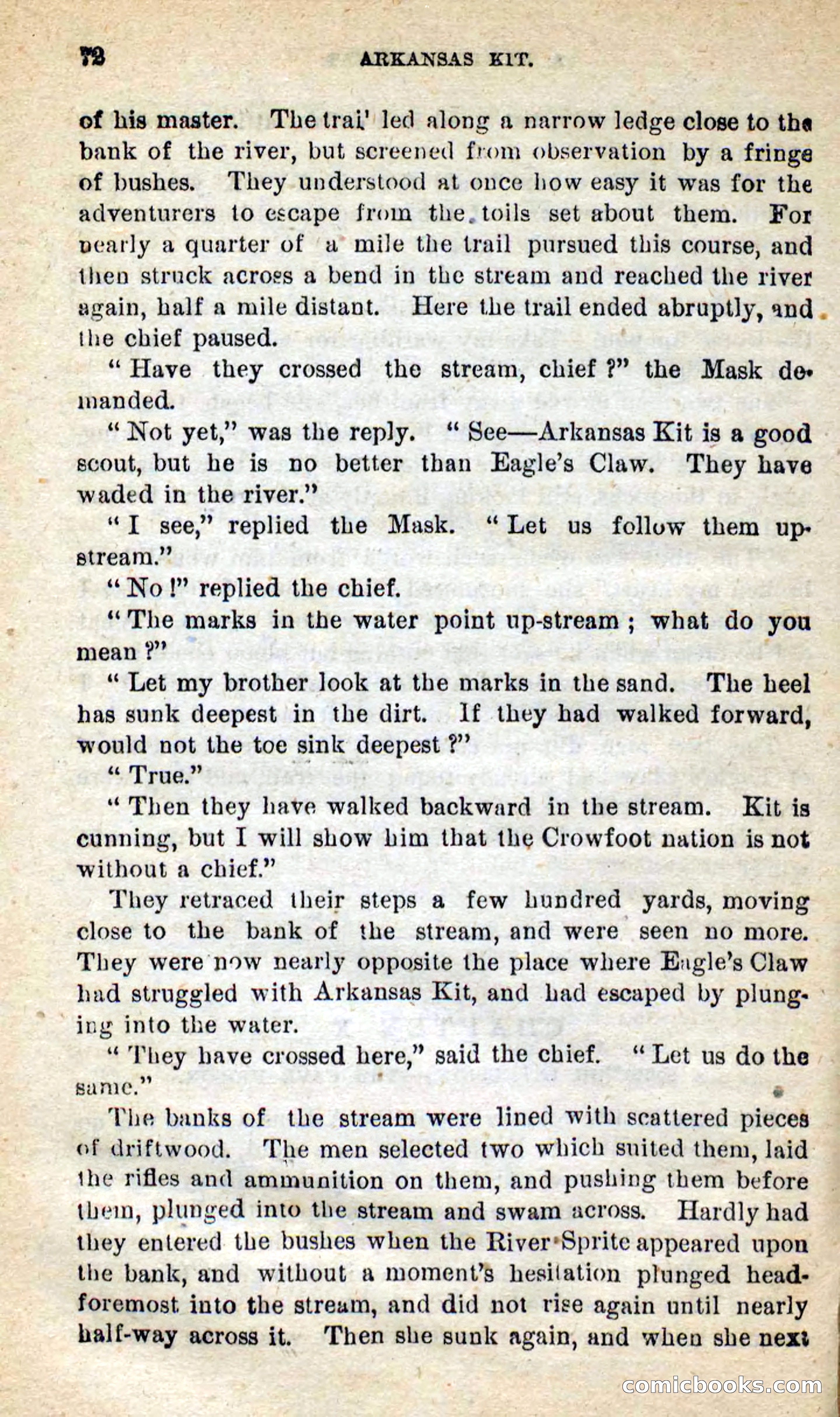 Beadle's New Dime Novels: Arkansas Kit — page 68 of 100
