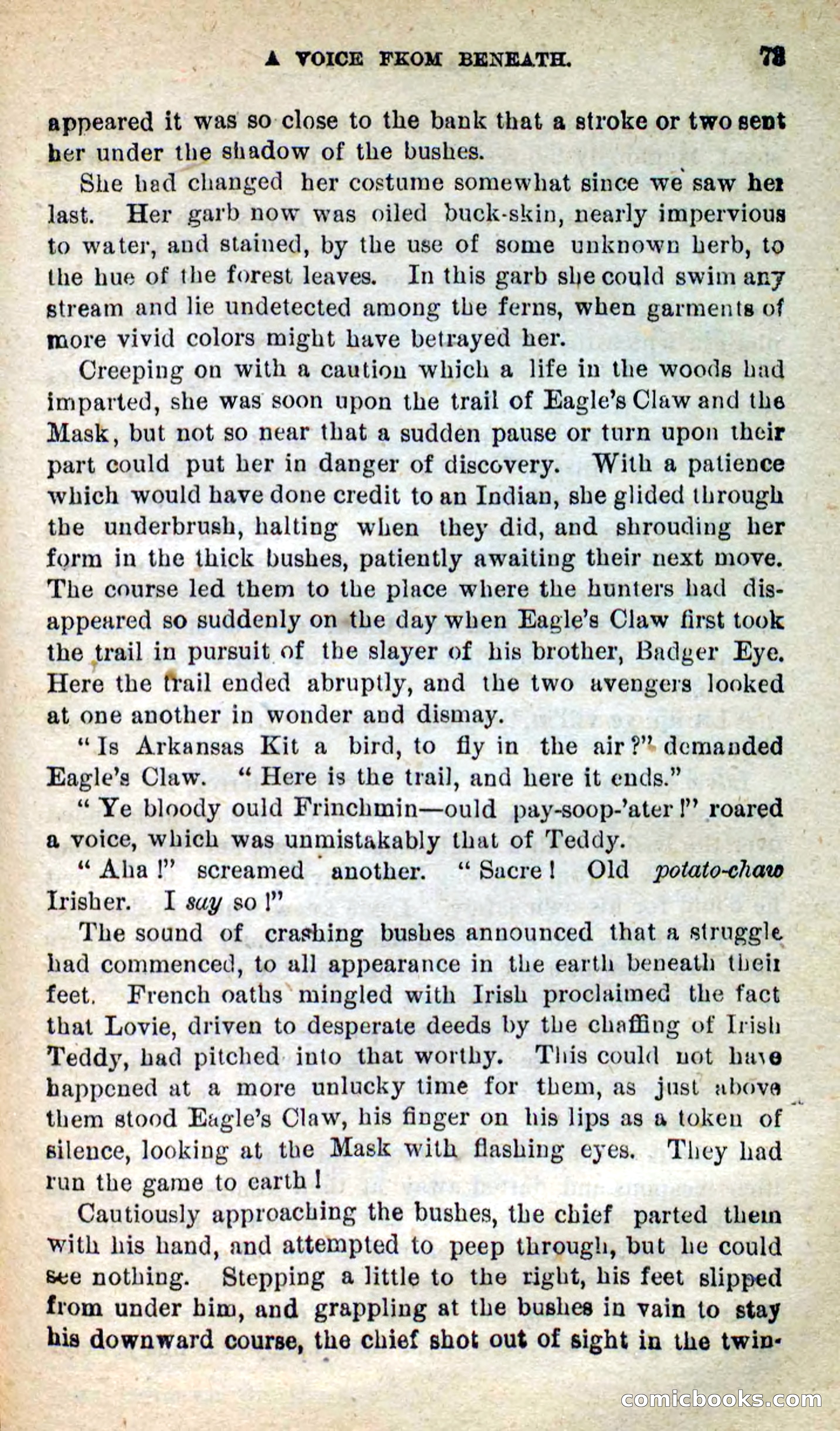 Beadle's New Dime Novels: Arkansas Kit — page 69 of 100