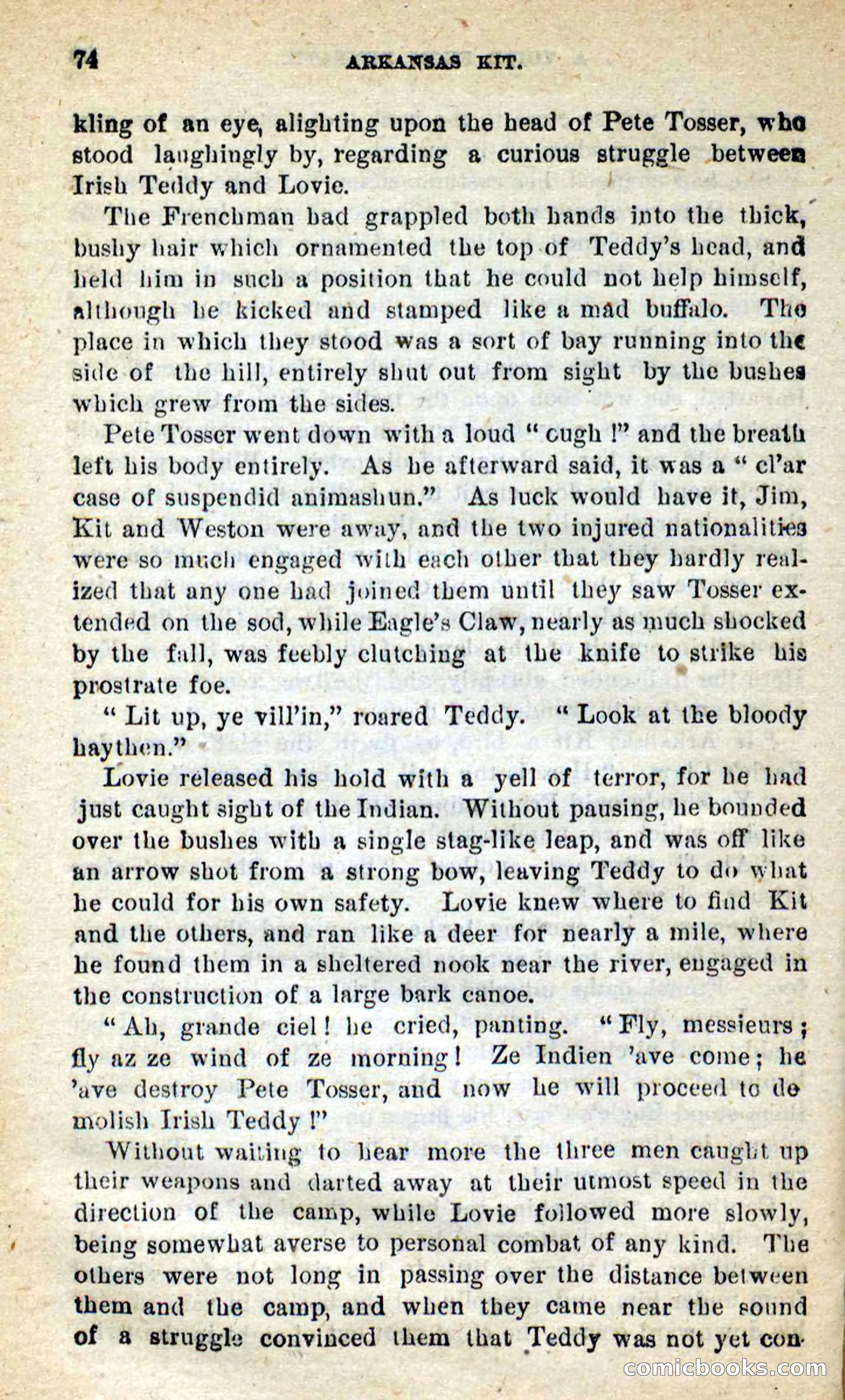 Beadle's New Dime Novels: Arkansas Kit — page 70 of 100
