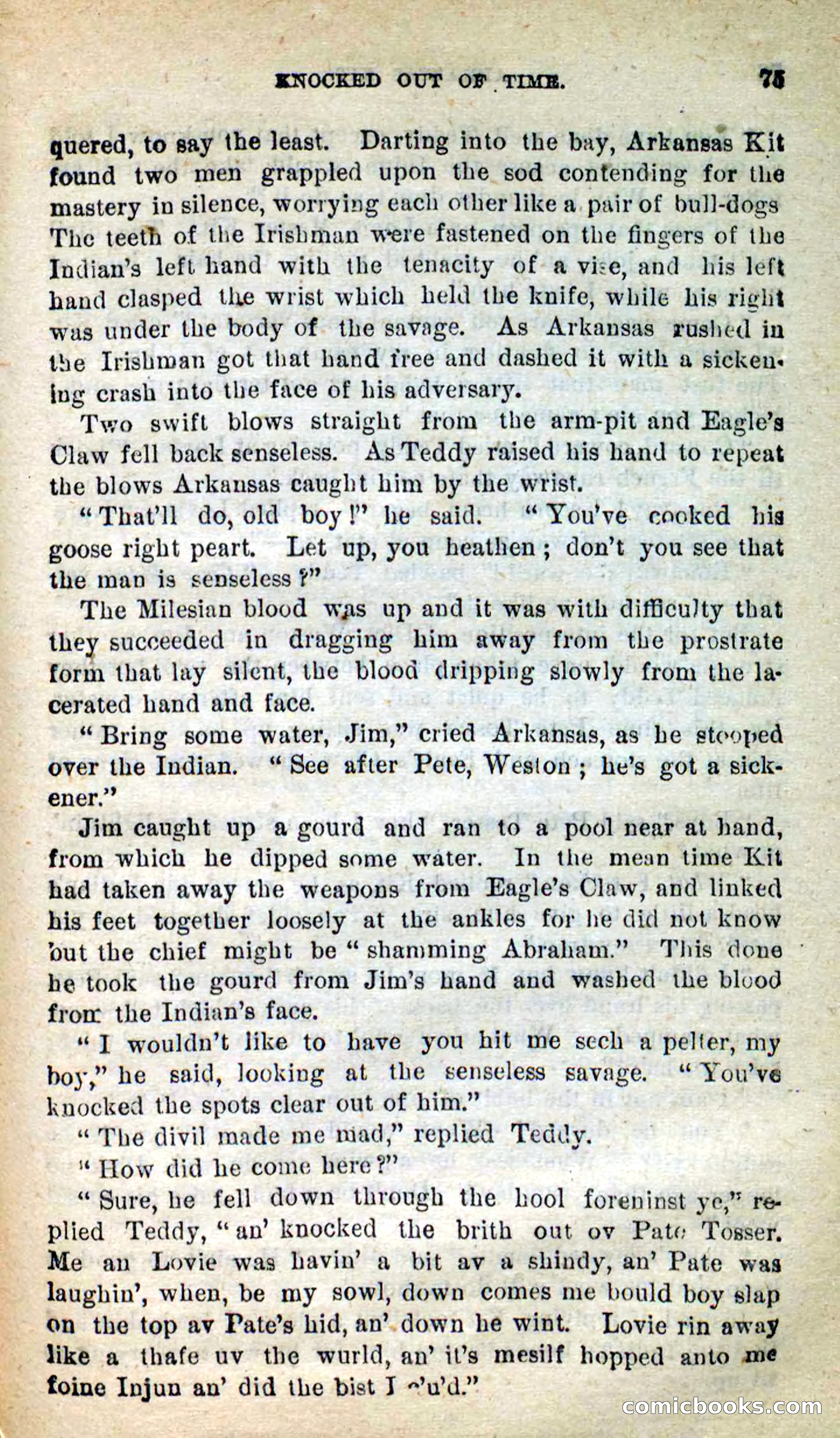 Beadle's New Dime Novels: Arkansas Kit — page 71 of 100