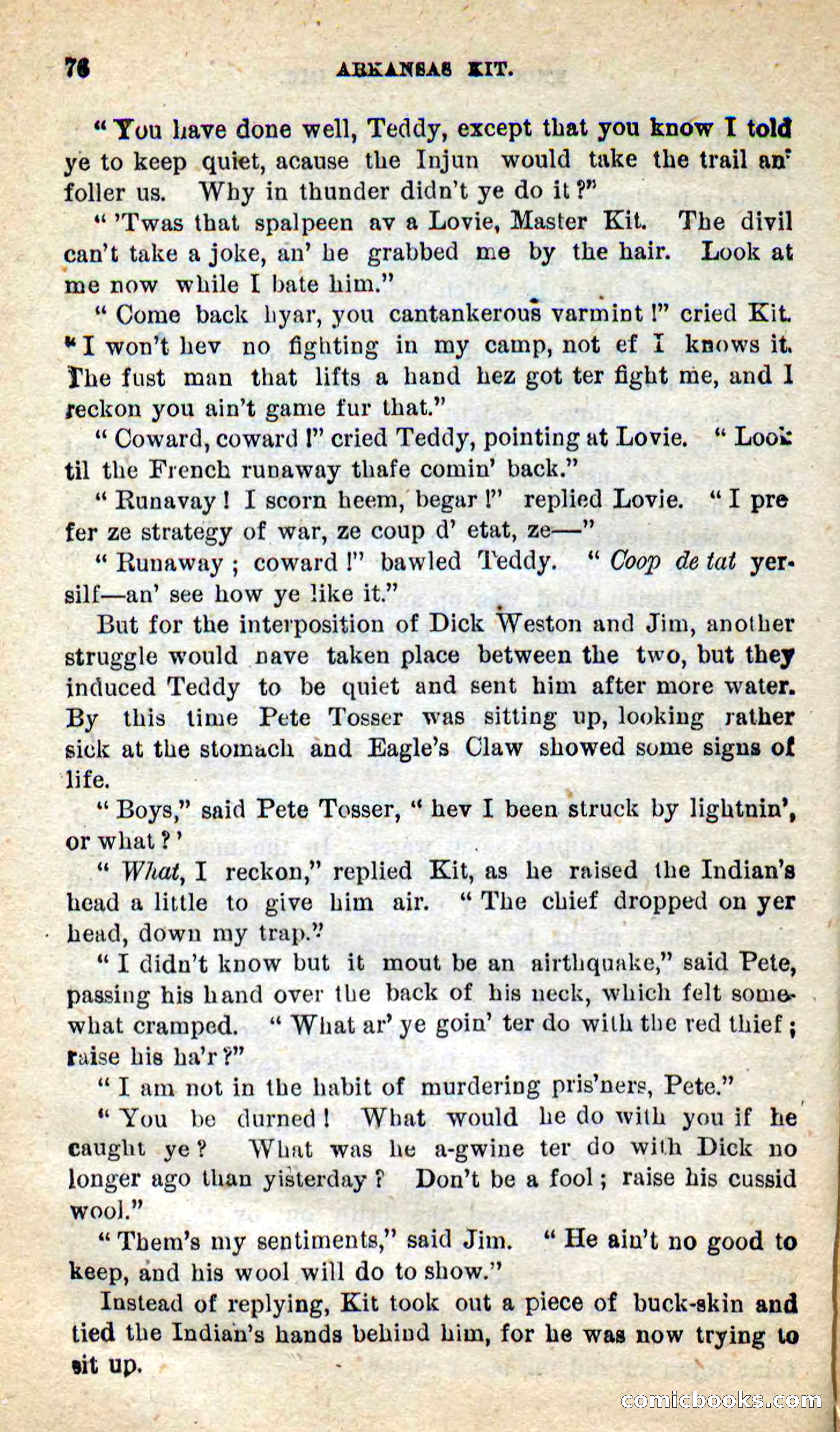 Beadle's New Dime Novels: Arkansas Kit — page 72 of 100