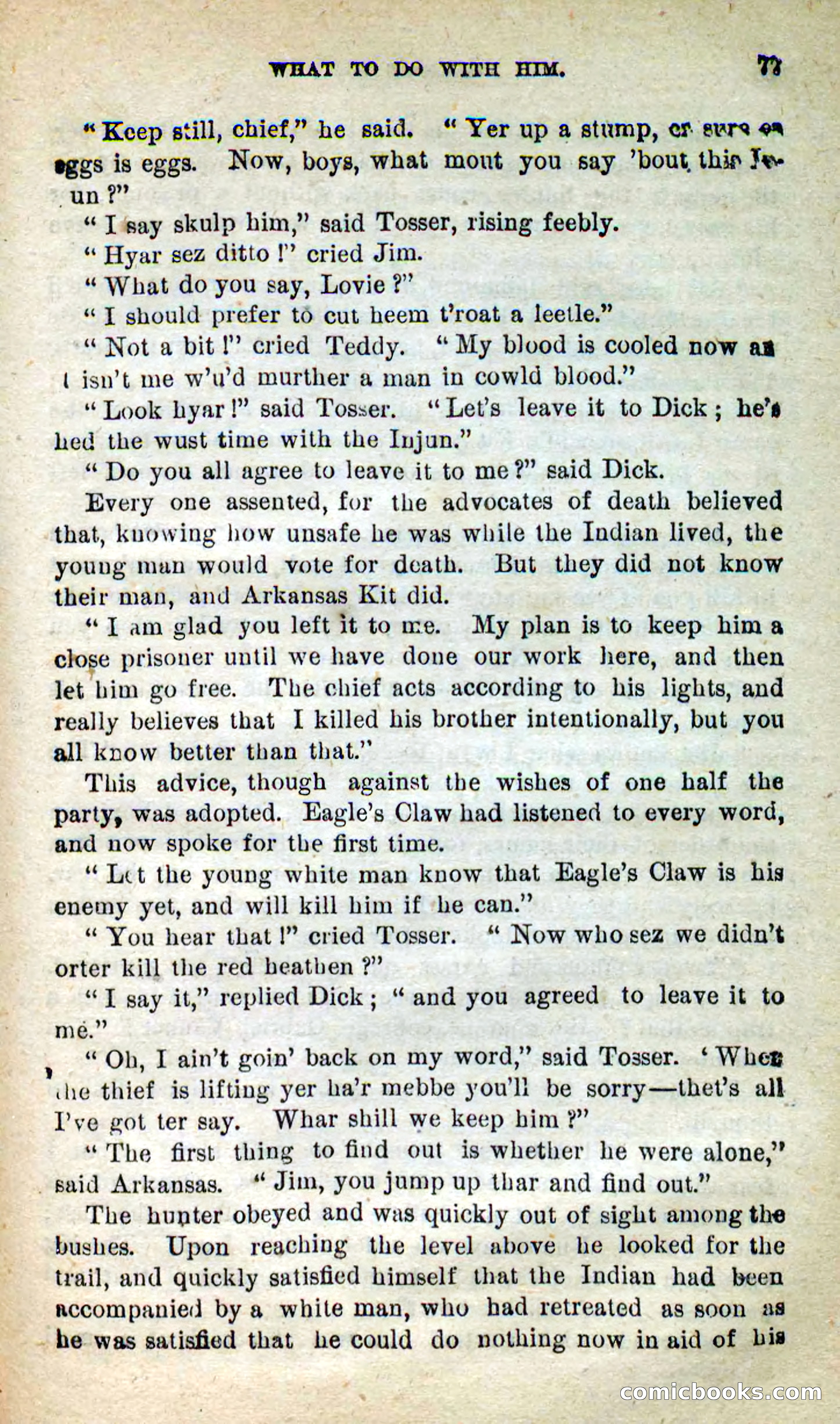 Beadle's New Dime Novels: Arkansas Kit — page 73 of 100
