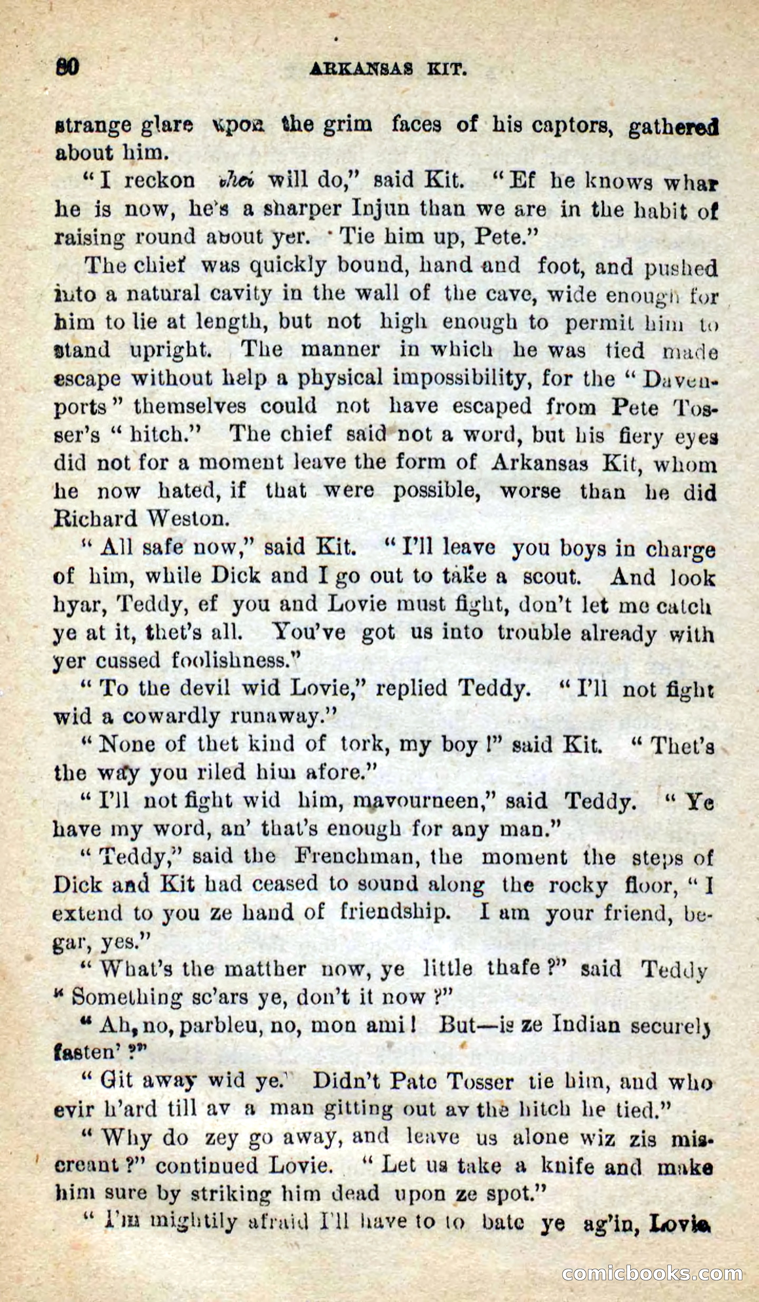 Beadle's New Dime Novels: Arkansas Kit — page 76 of 100