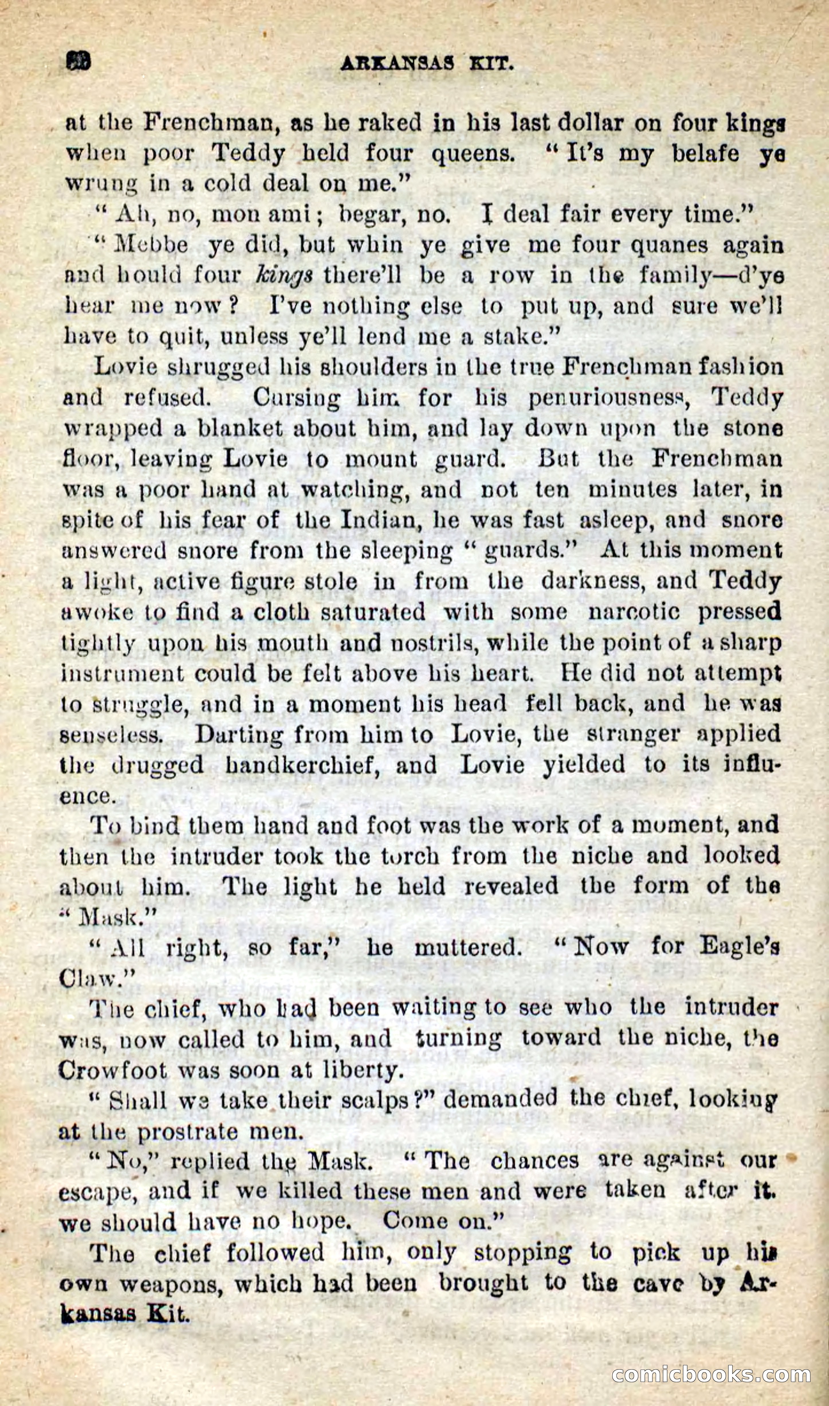 Beadle's New Dime Novels: Arkansas Kit — page 78 of 100
