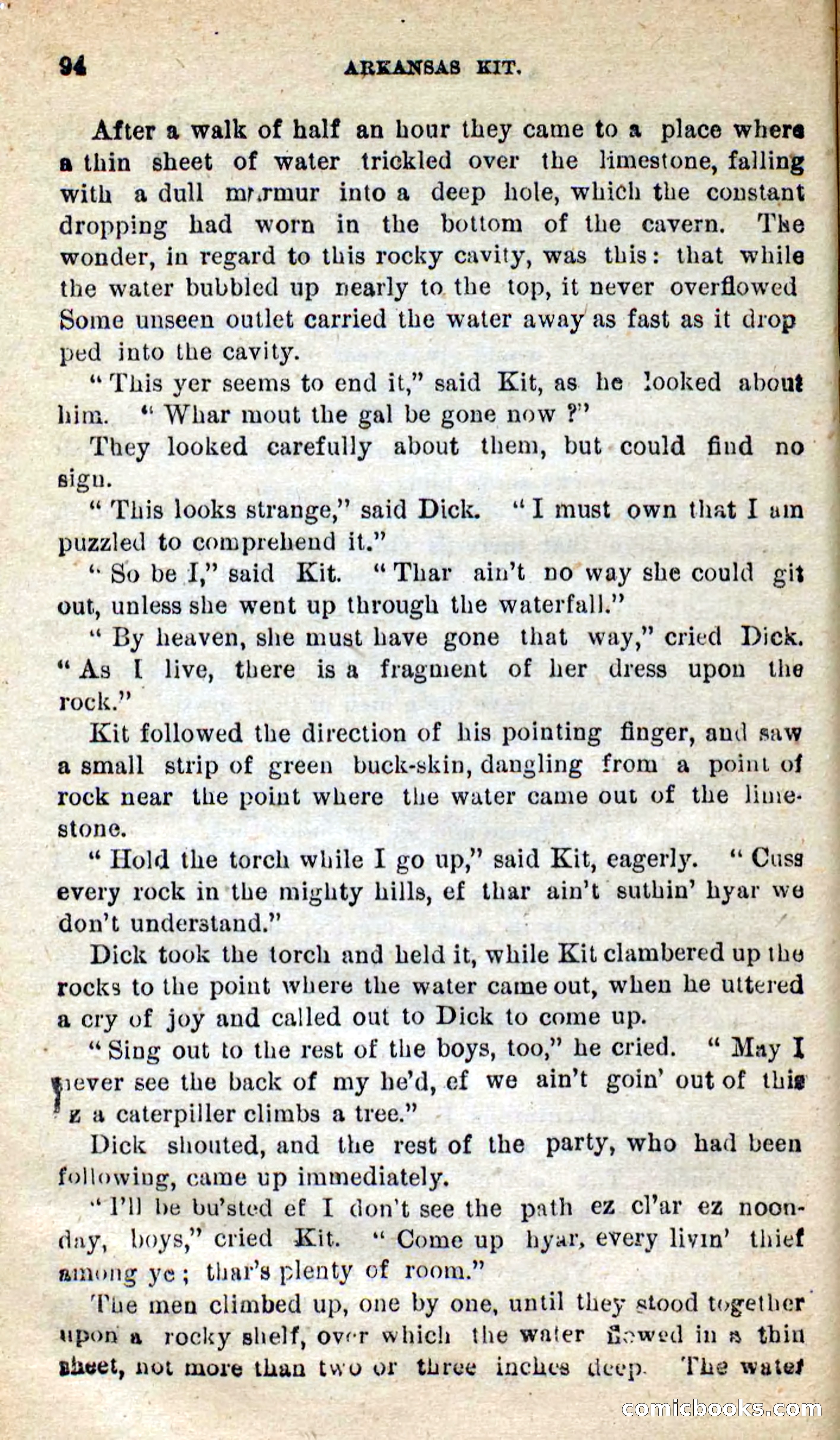 Beadle's New Dime Novels: Arkansas Kit — page 90 of 100