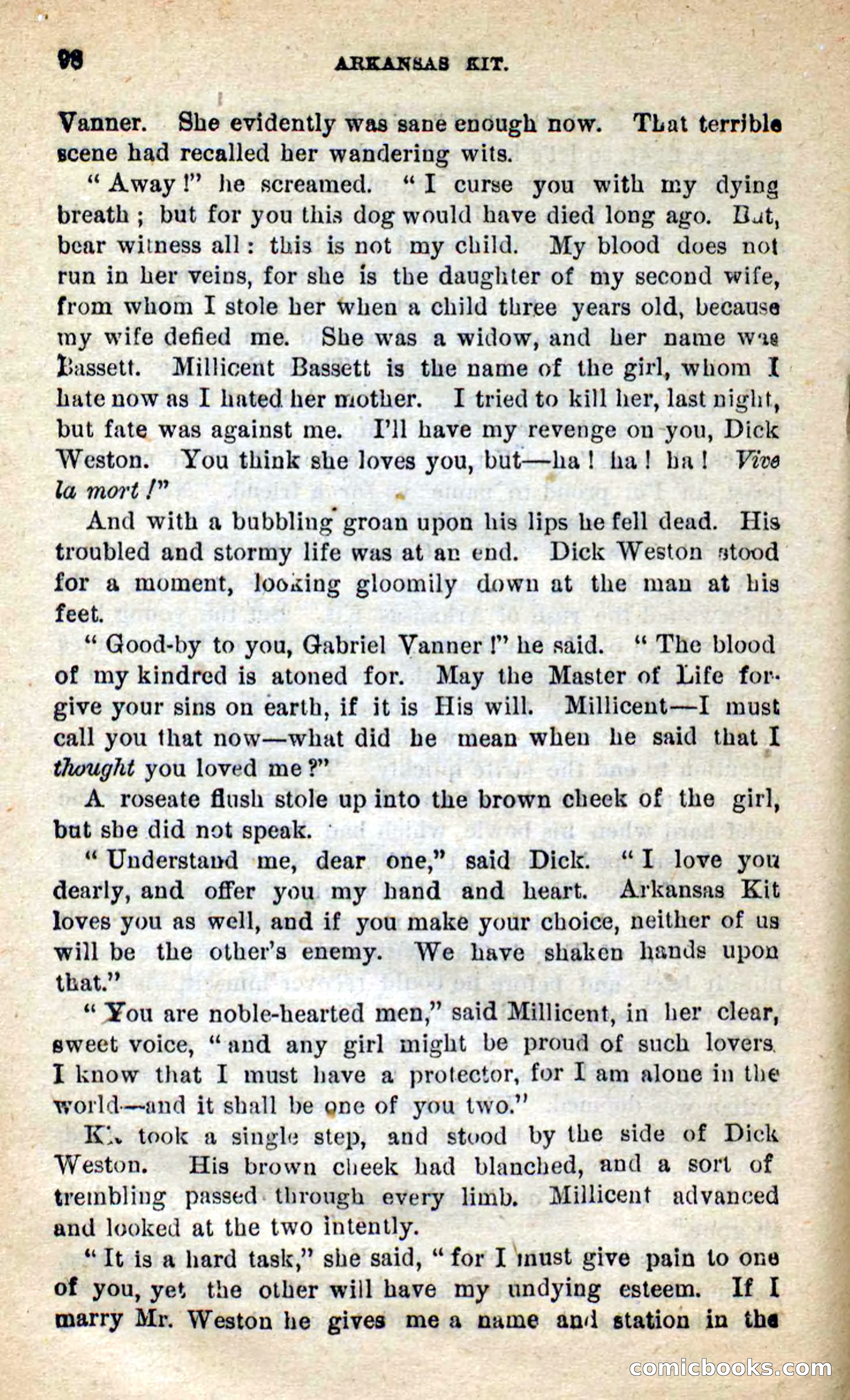 Beadle's New Dime Novels: Arkansas Kit — page 94 of 100