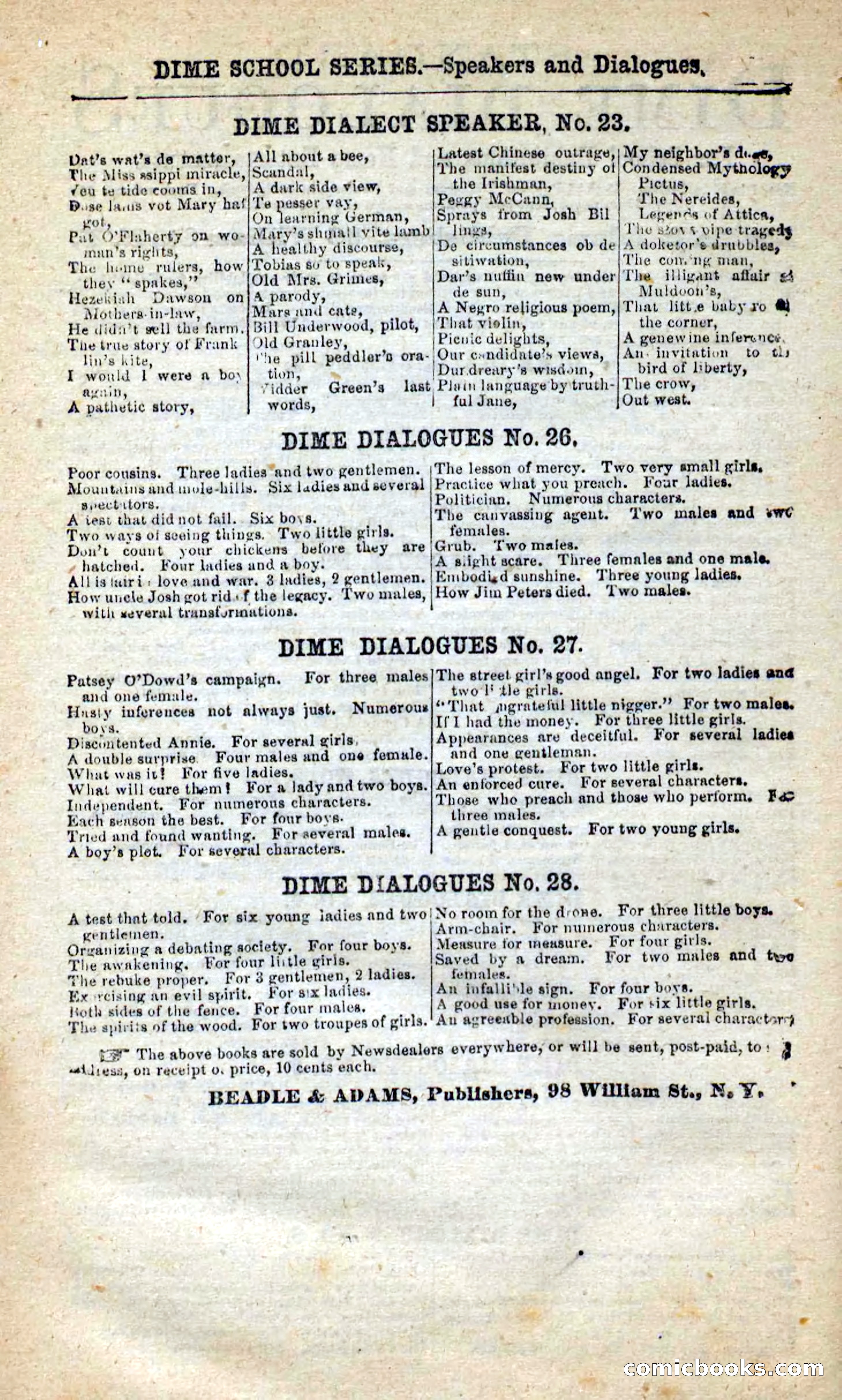 Beadle's New Dime Novels: Arkansas Kit — page 98 of 100