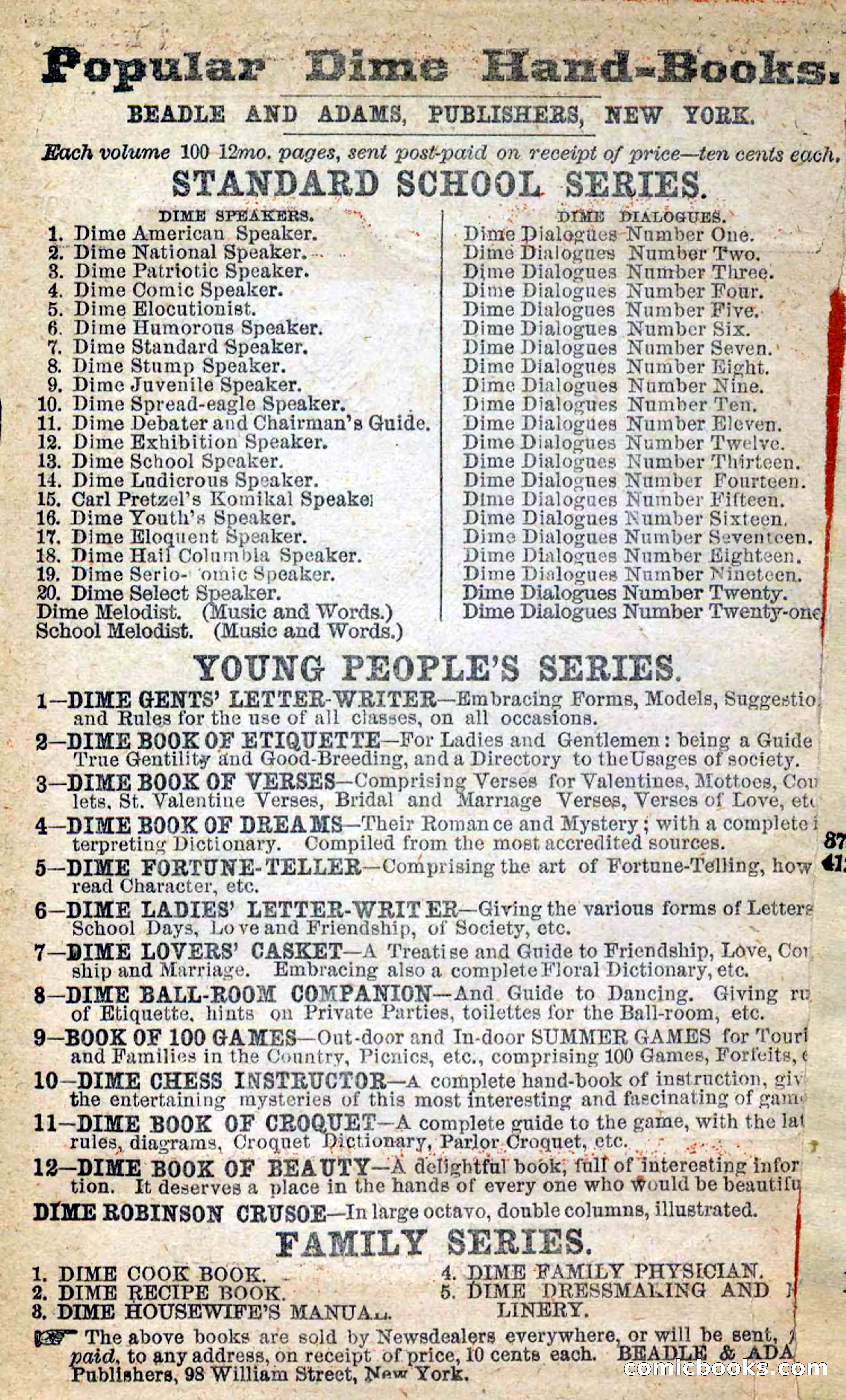 Beadle's New Dime Novels: Swiftwing, the Squaw — page 2 of 99