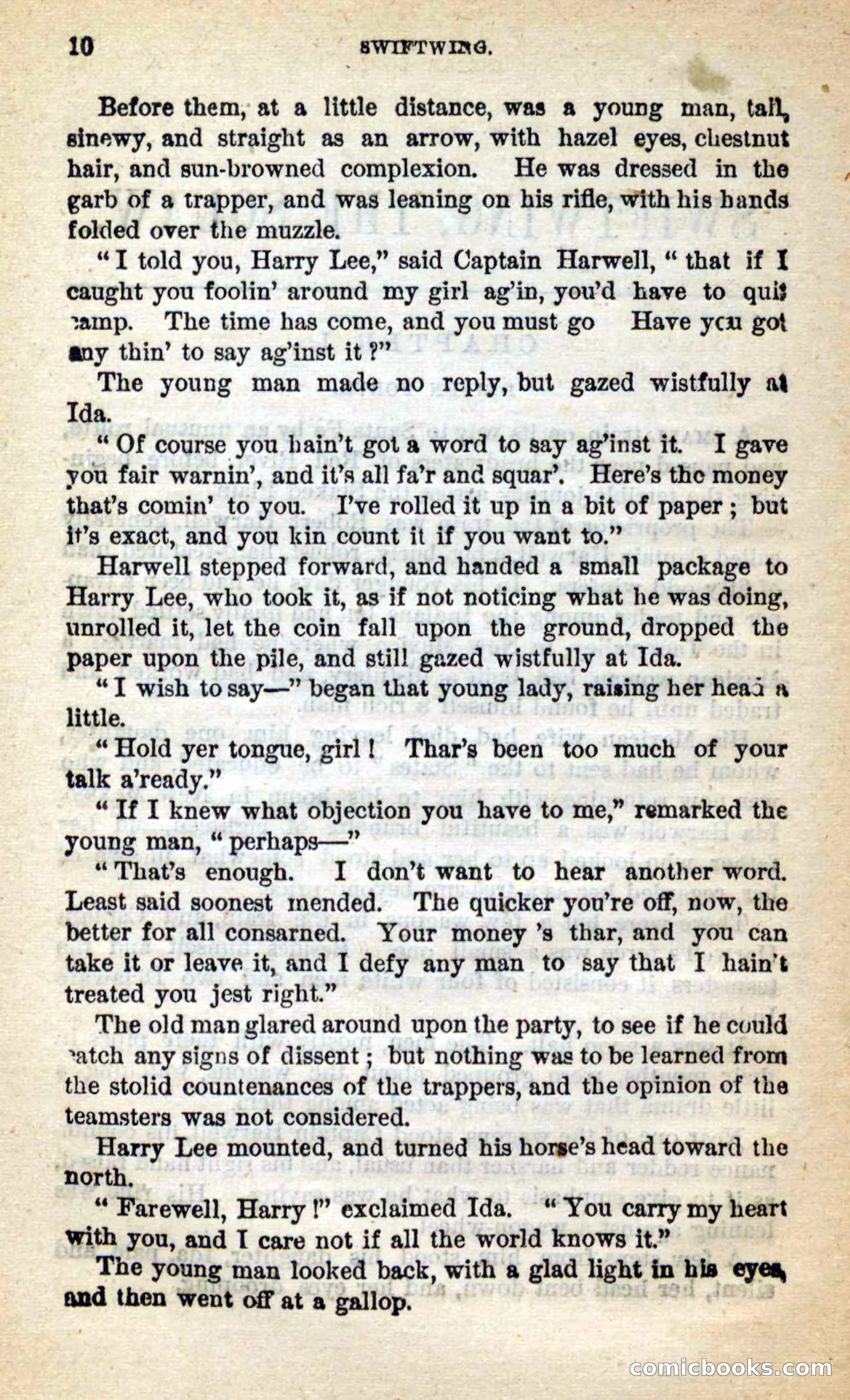 Beadle's New Dime Novels: Swiftwing, the Squaw — page 6 of 99
