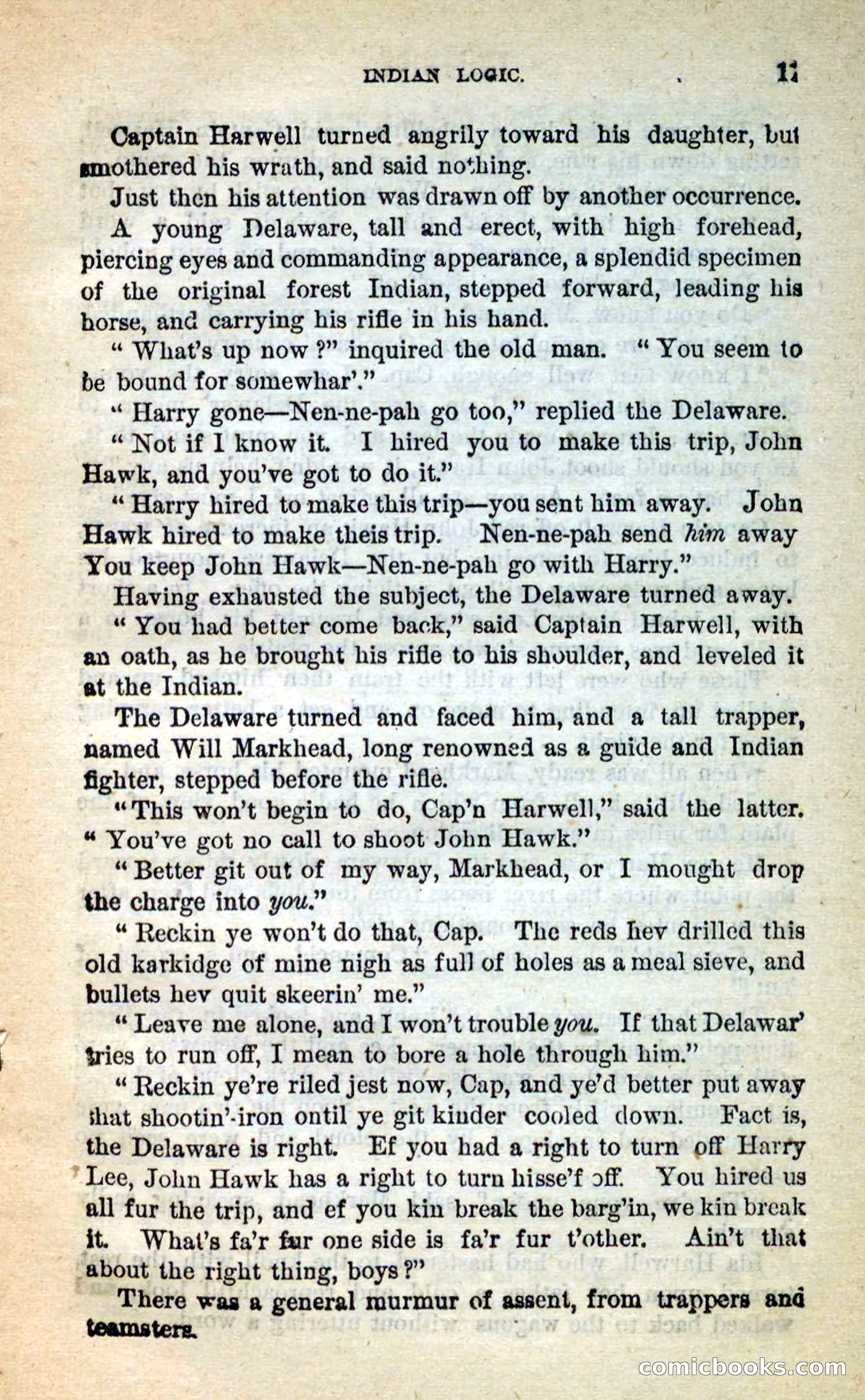 Beadle's New Dime Novels: Swiftwing, the Squaw — page 7 of 99