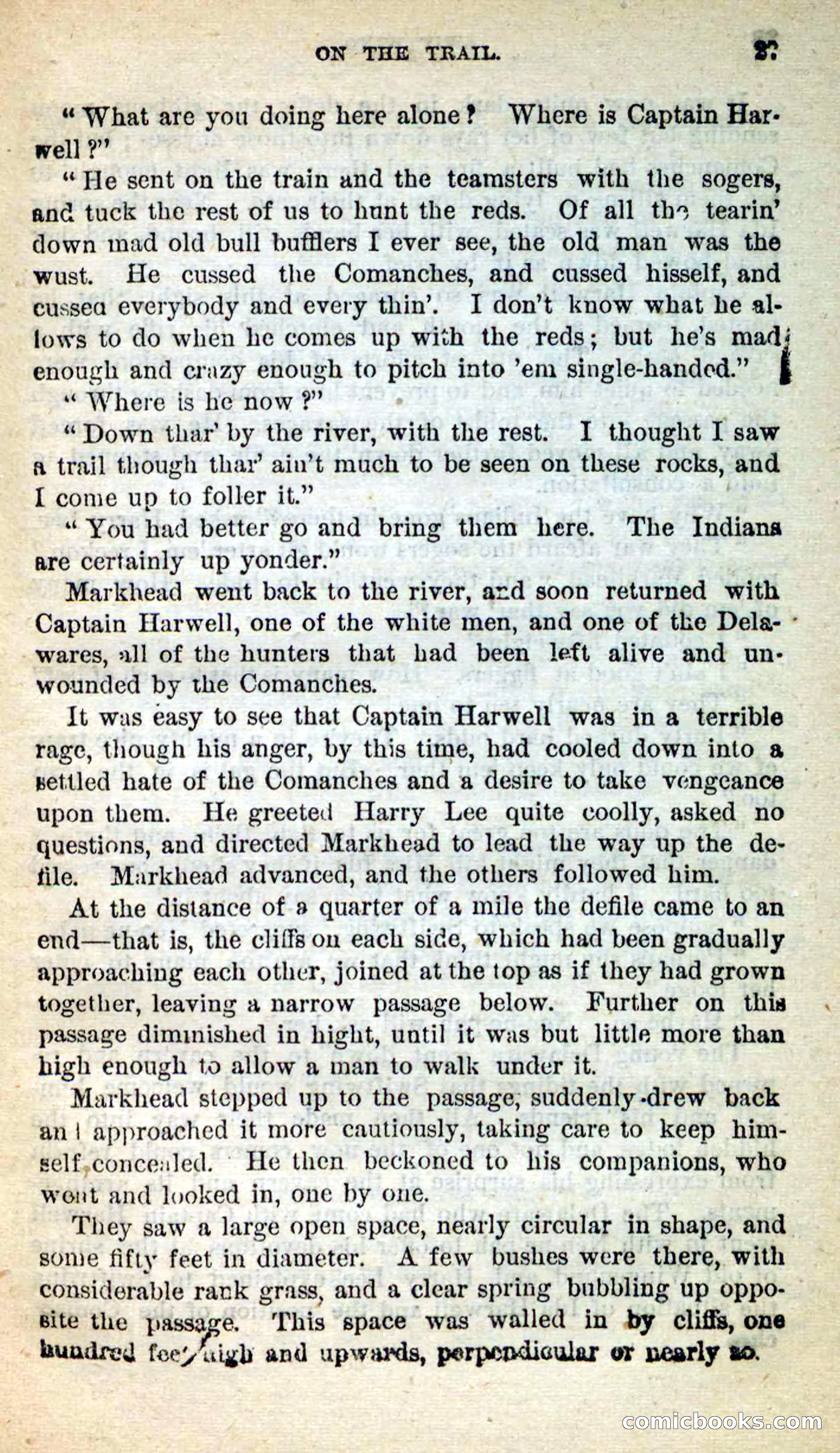 Beadle's New Dime Novels: Swiftwing, the Squaw — page 23 of 99