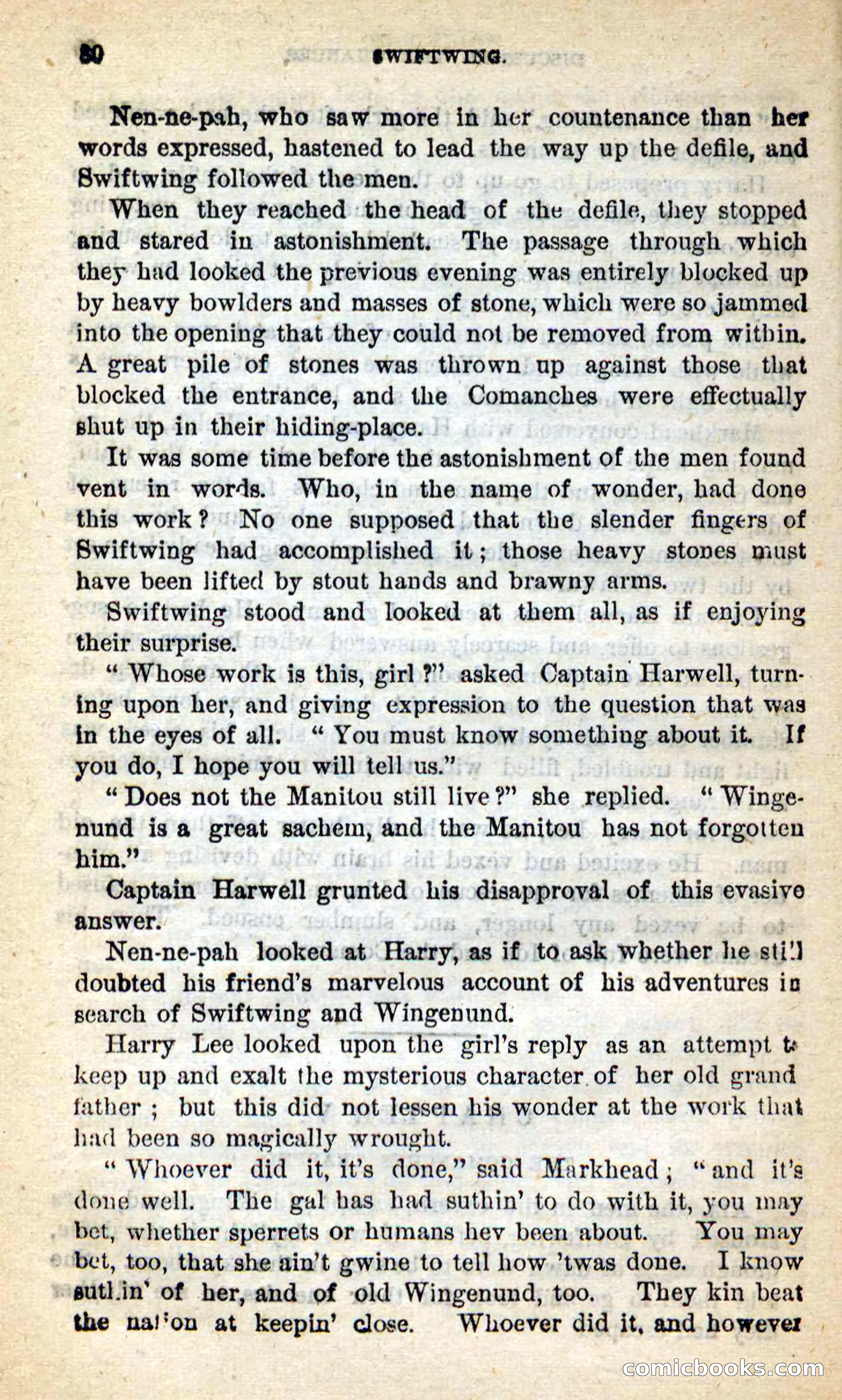 Beadle's New Dime Novels: Swiftwing, the Squaw — page 26 of 99