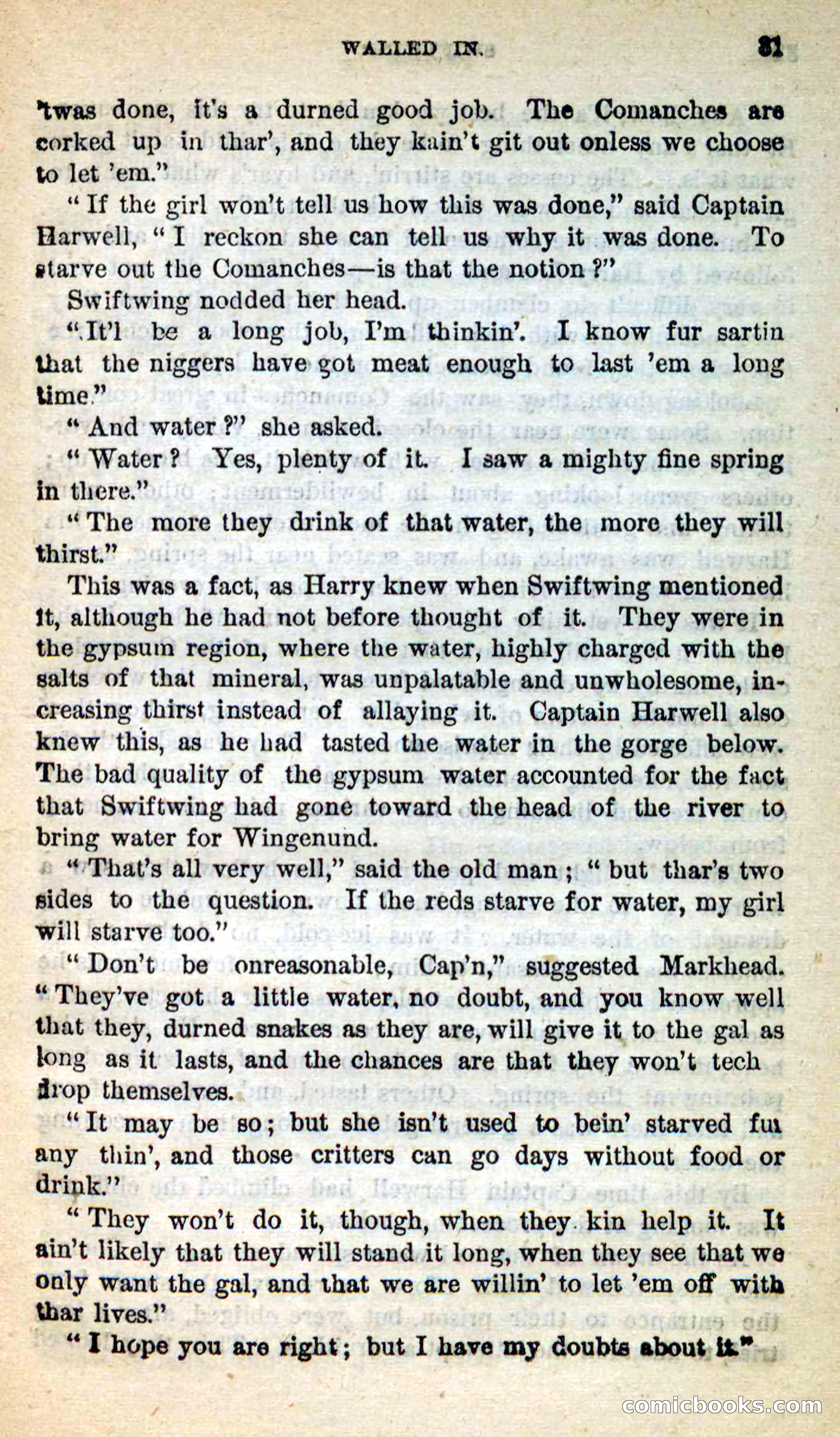 Beadle's New Dime Novels: Swiftwing, the Squaw — page 27 of 99