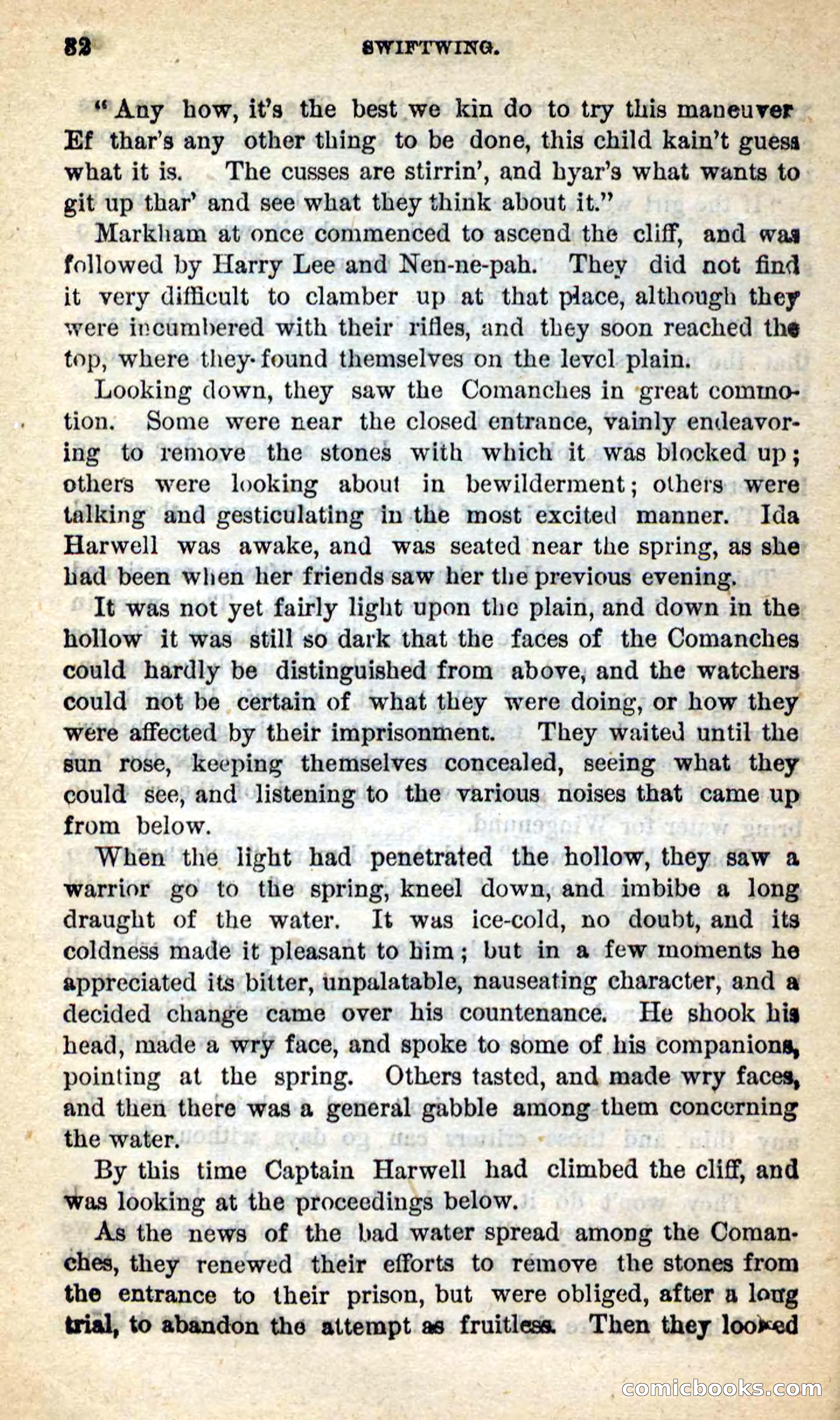 Beadle's New Dime Novels: Swiftwing, the Squaw — page 28 of 99