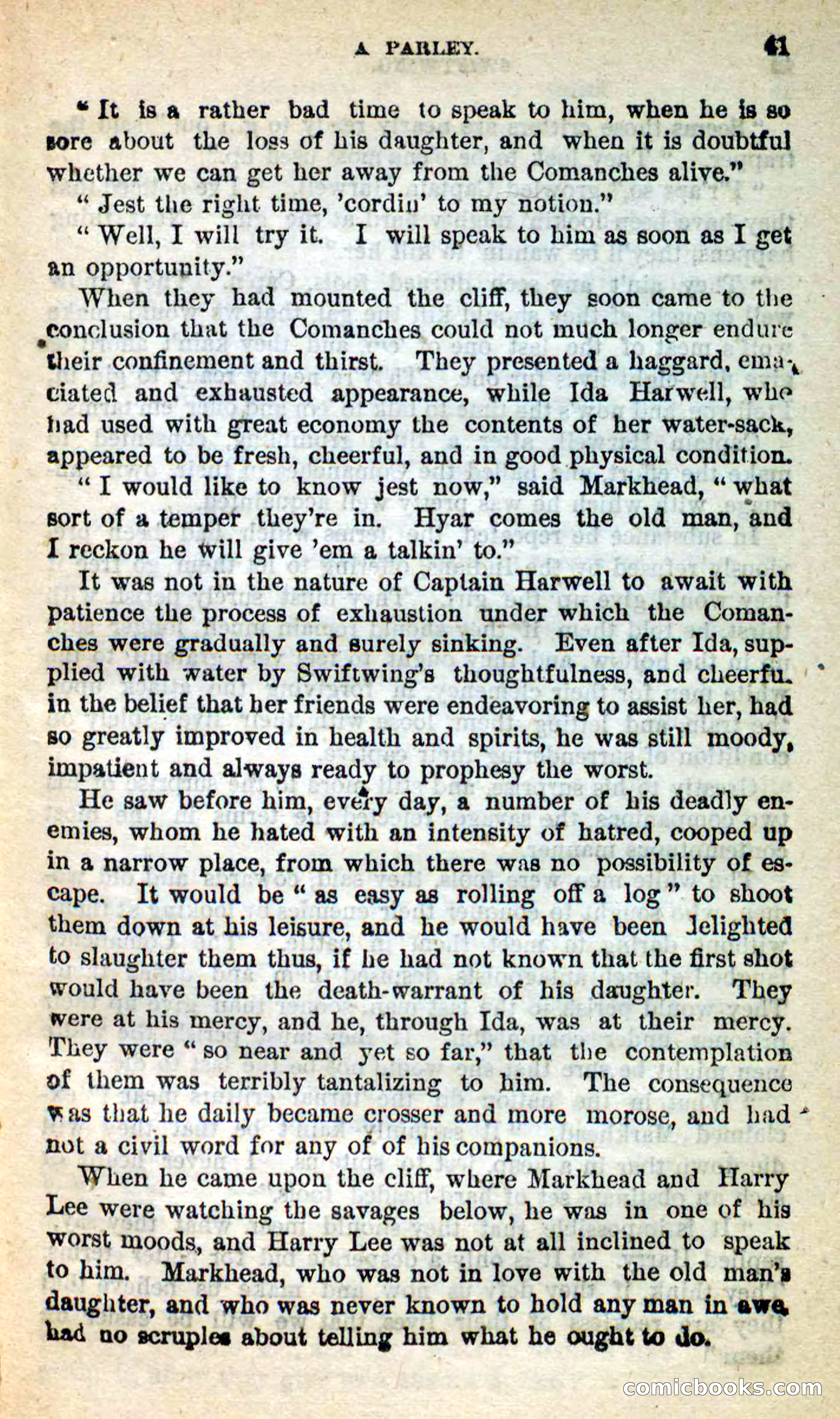 Beadle's New Dime Novels: Swiftwing, the Squaw — page 37 of 99