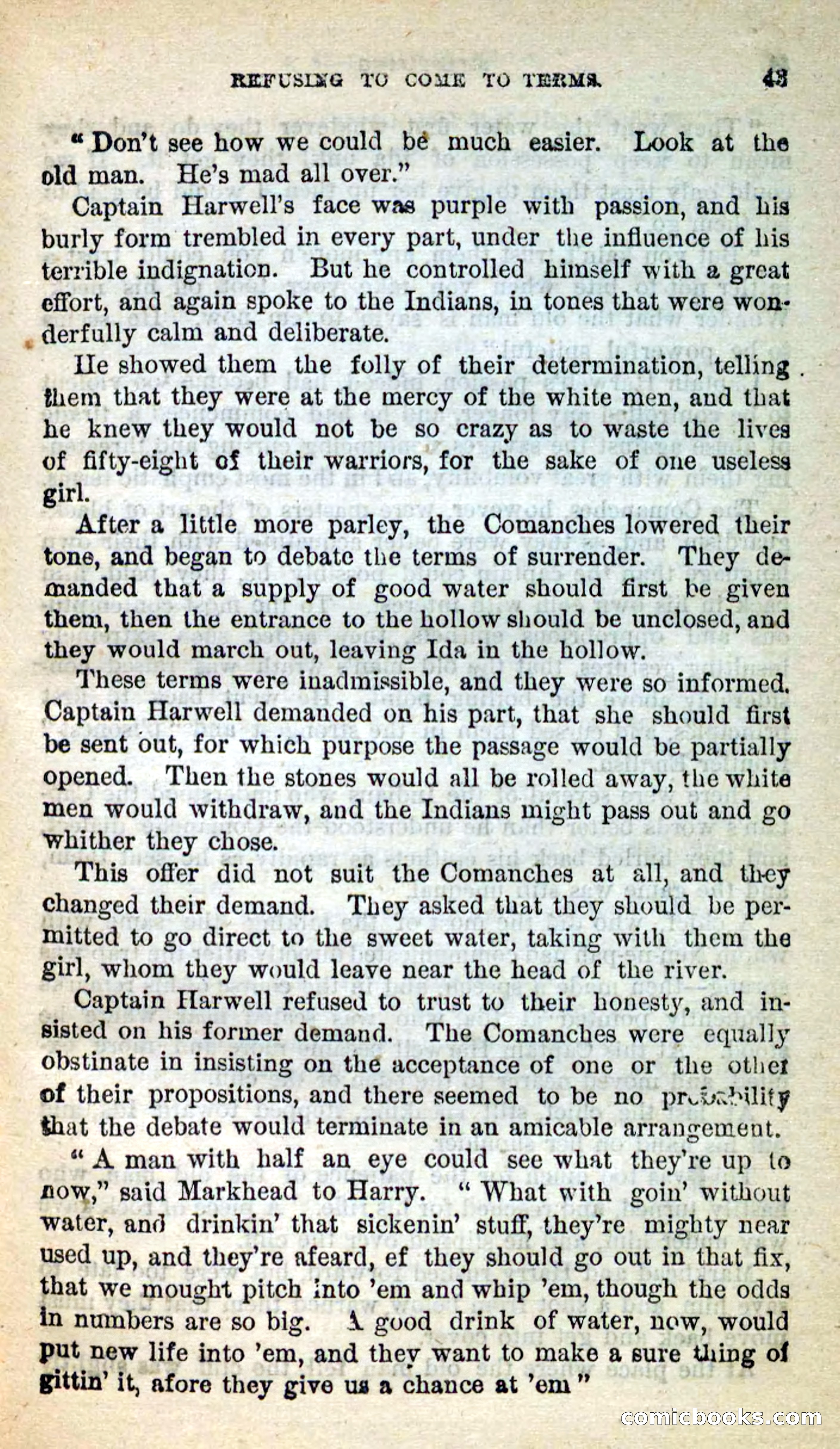 Beadle's New Dime Novels: Swiftwing, the Squaw — page 39 of 99