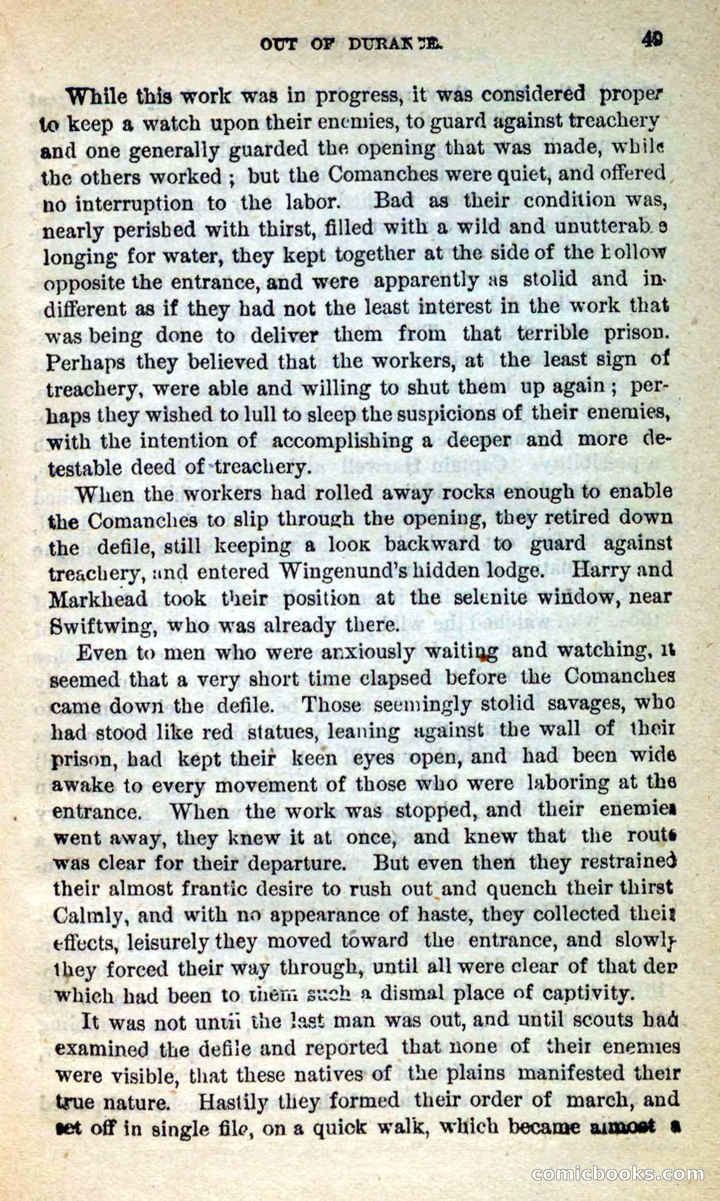 Beadle's New Dime Novels: Swiftwing, the Squaw — page 45 of 99